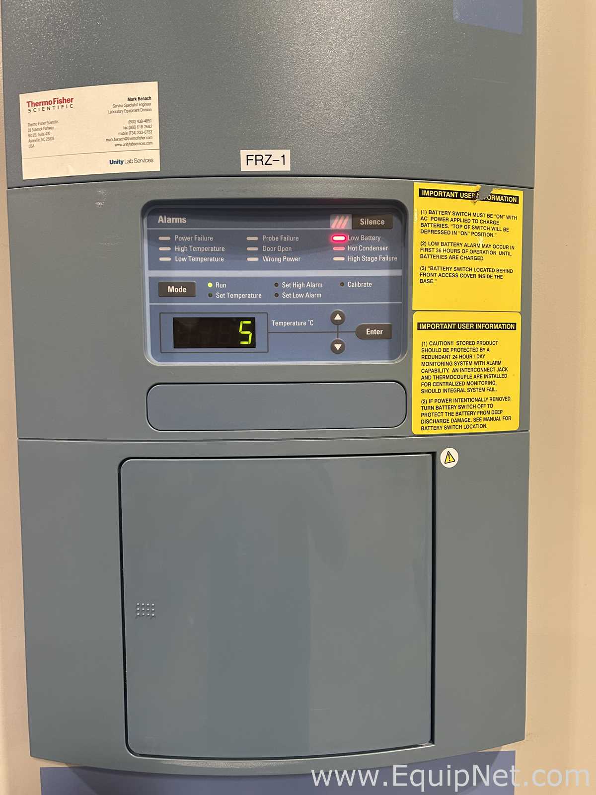 Congelador Thermo Fisher Scientific 956