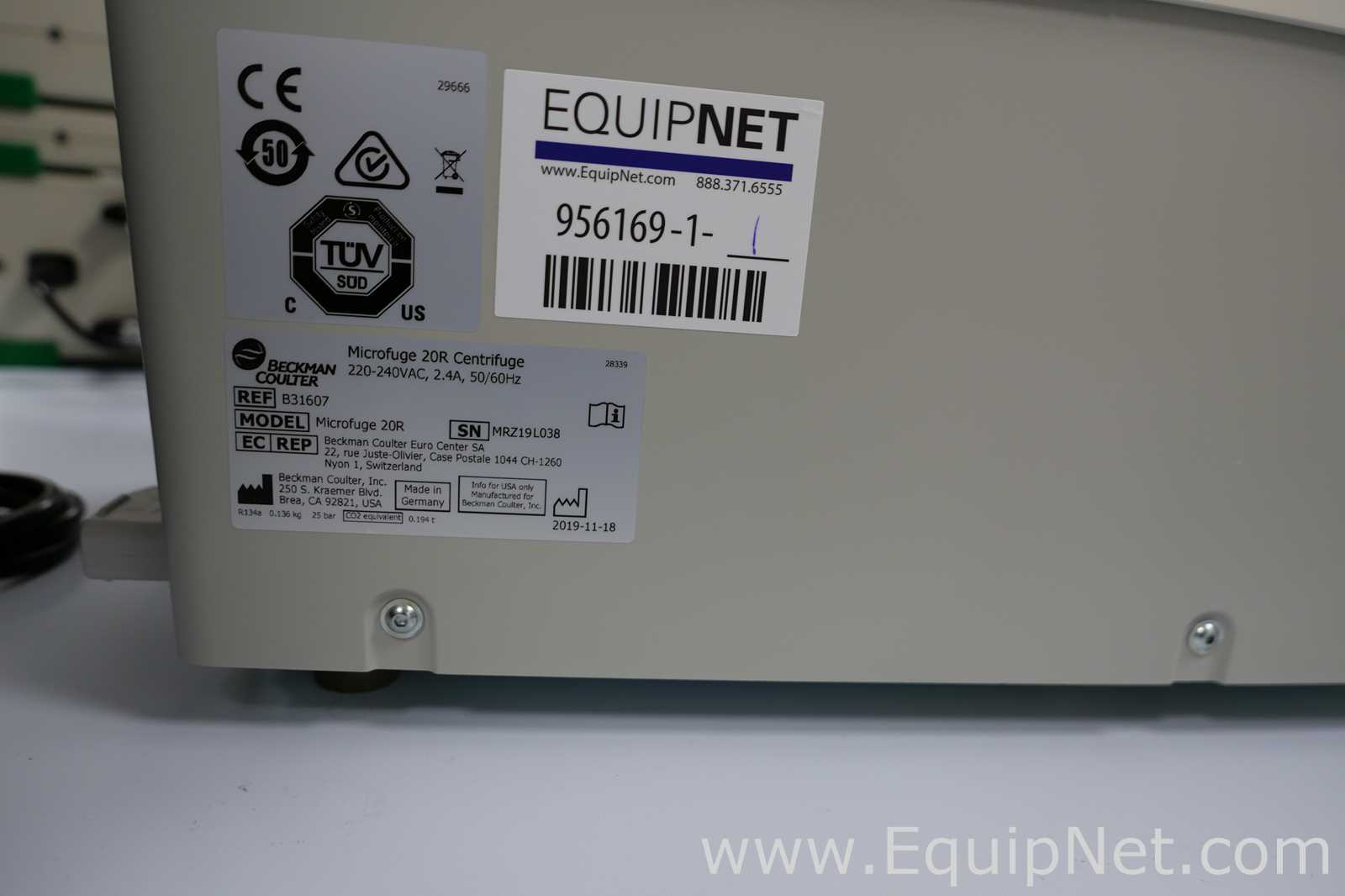 Centrífuga para laboratorio Beckman Coulter Microfuge 20R