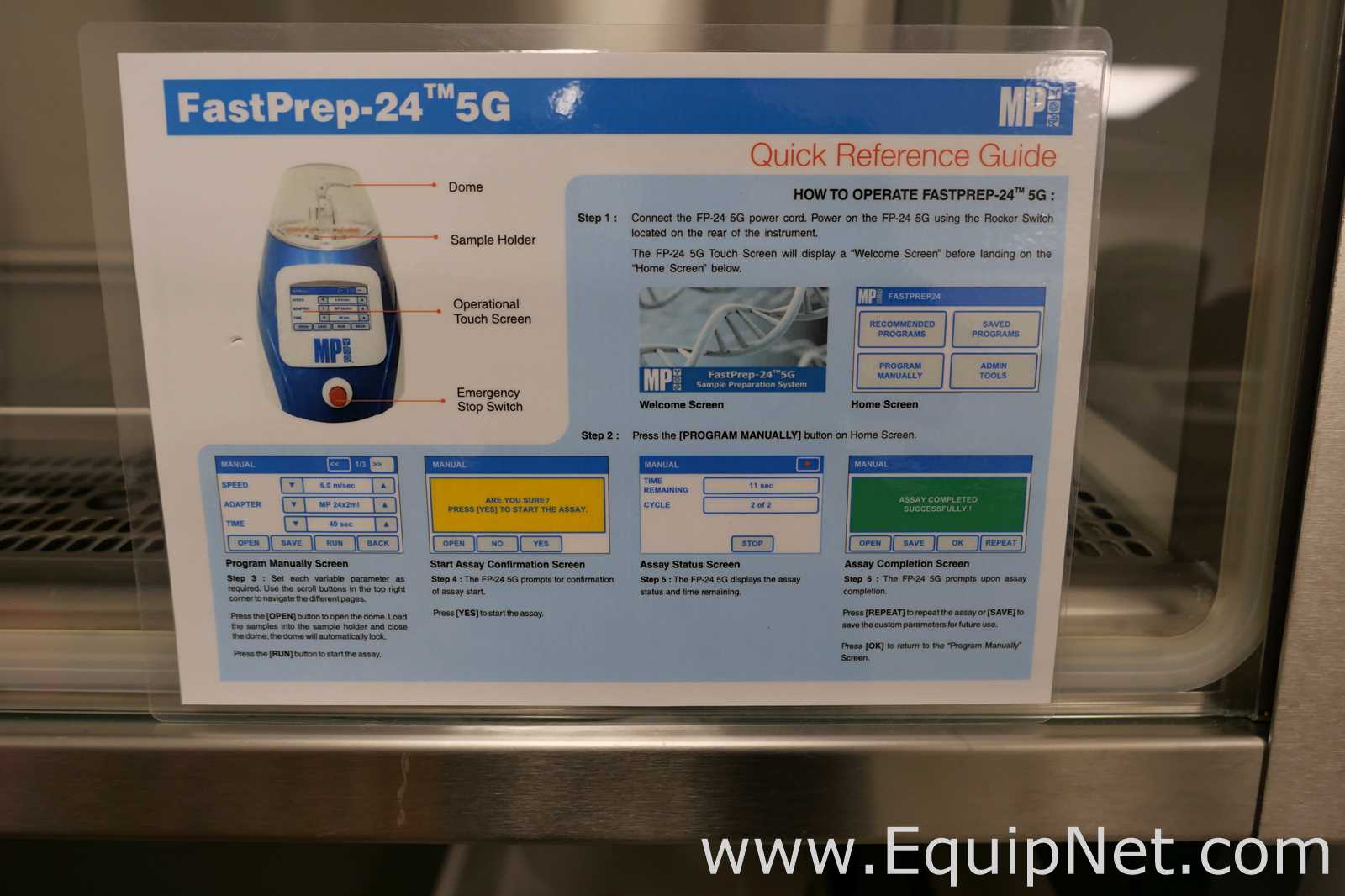 MP Biomedicals FastPrep-24 5G Sample Preparation System