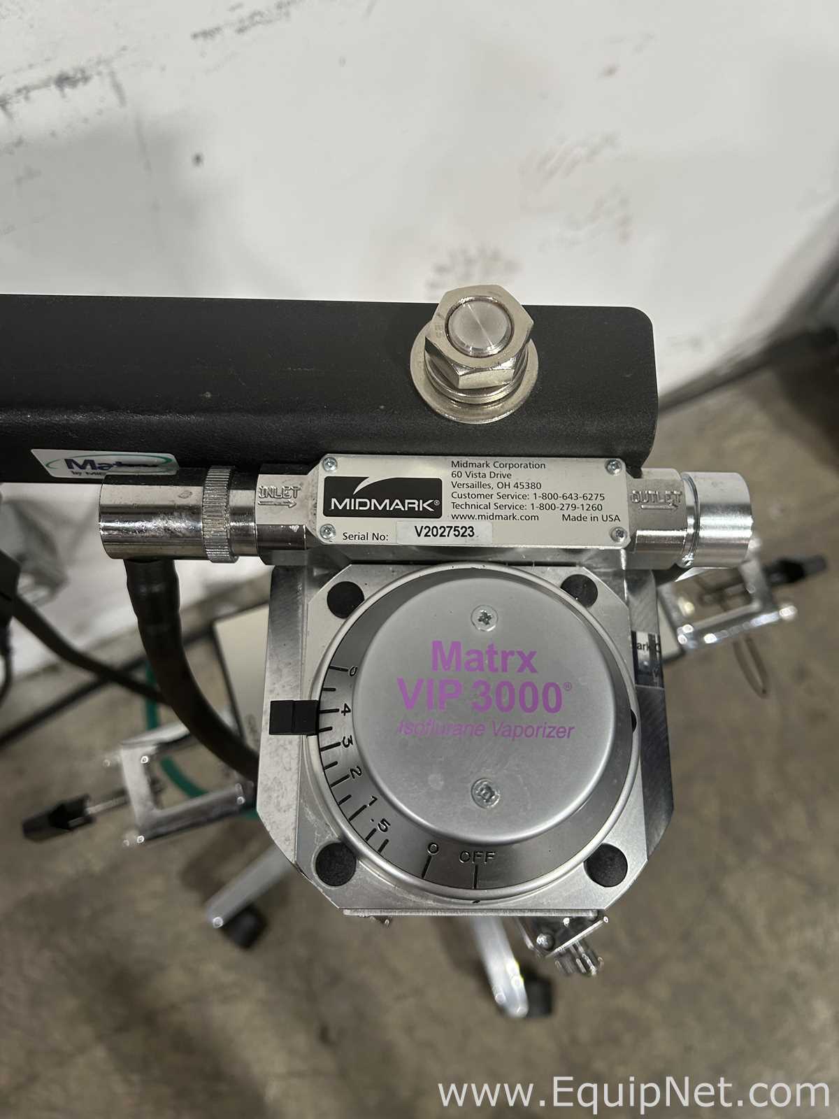Midmark Matrx VIP 3000 Veterinary Anesthesia Machine