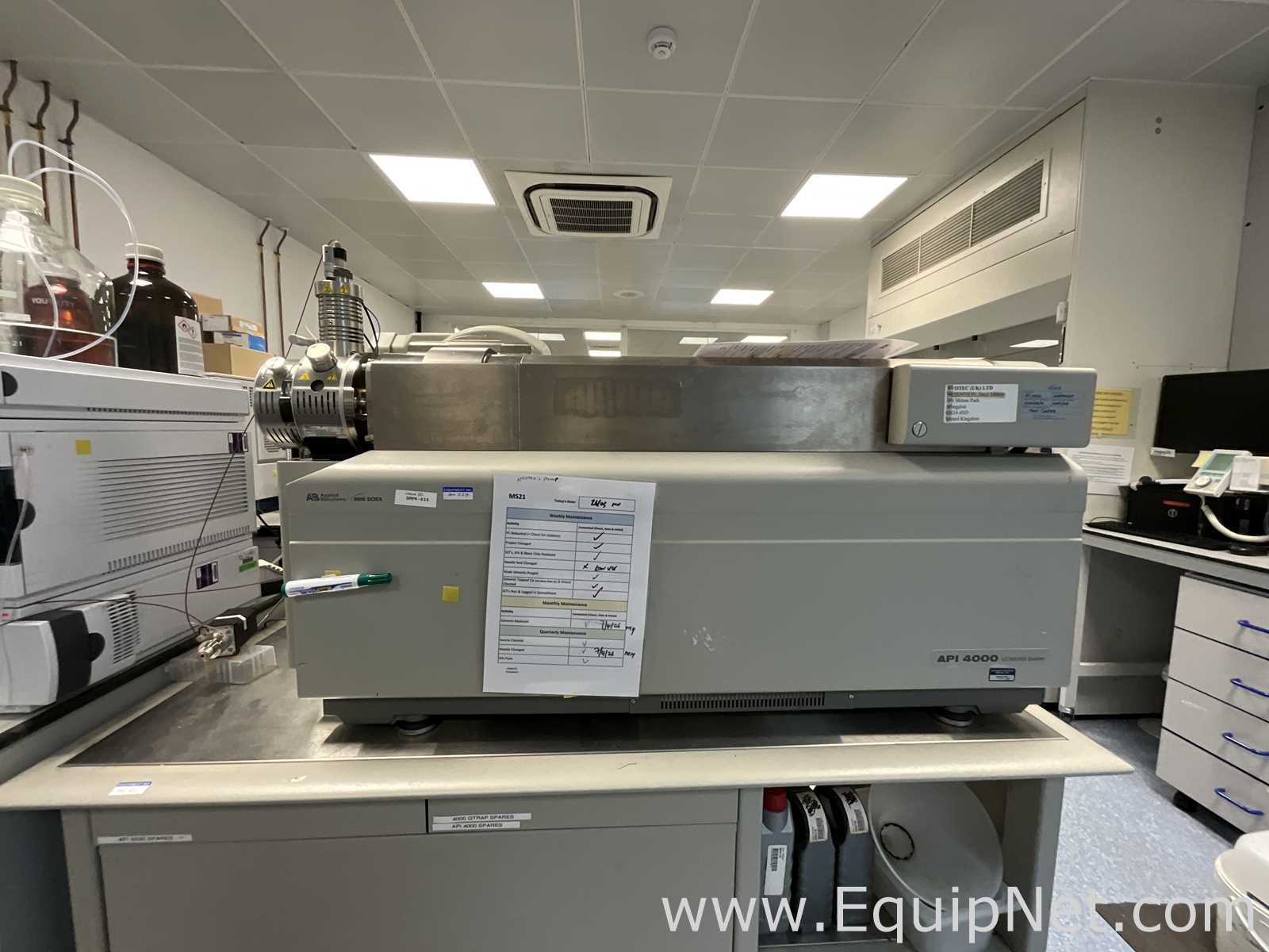 AB Sciex API 4000 LC/MS Mass Spectrometer With Agilent Infinity 1290 HPLC System