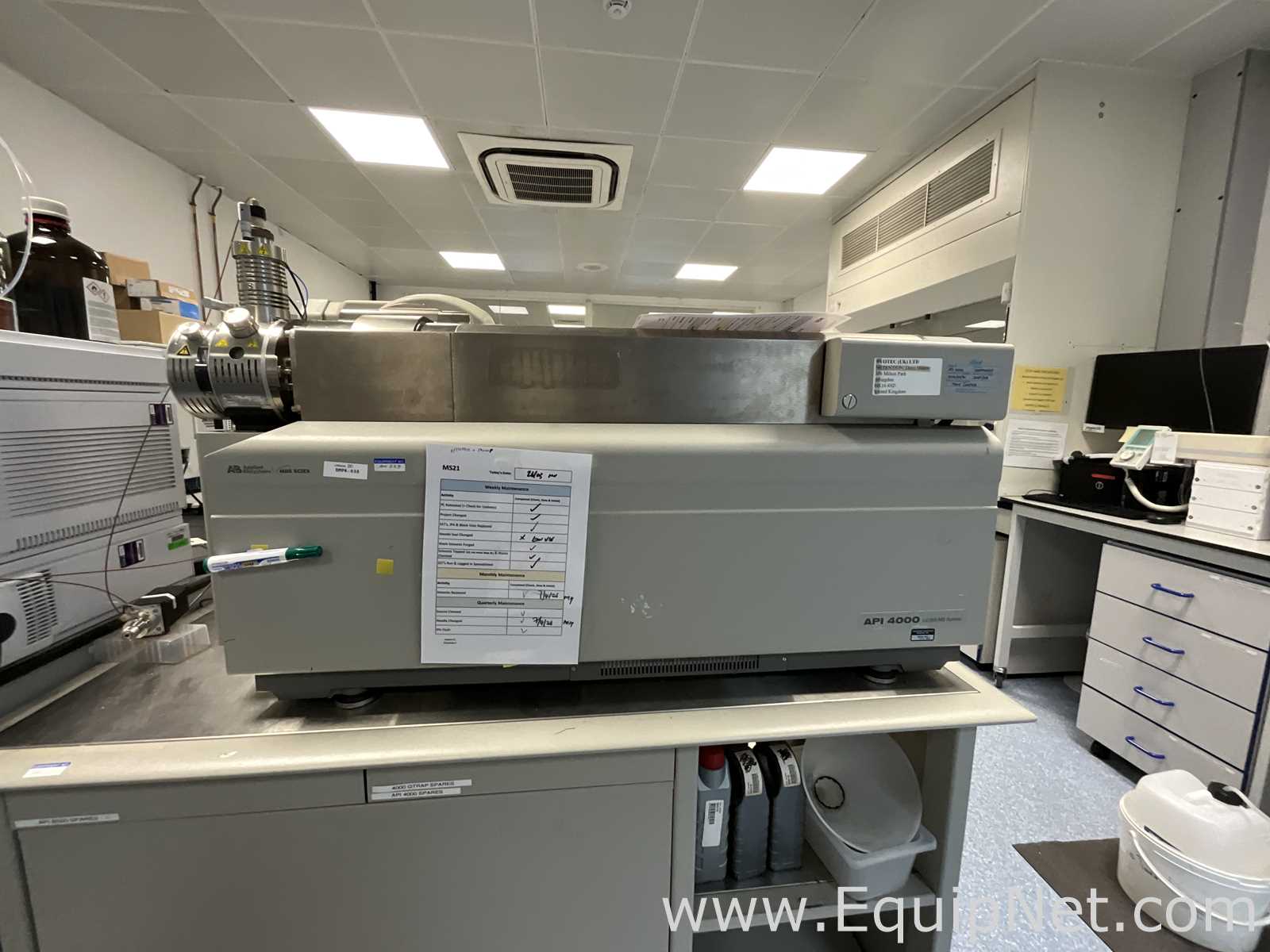 AB Sciex API 4000 LC/MS Mass Spectrometer With Agilent Infinity 1290 HPLC System