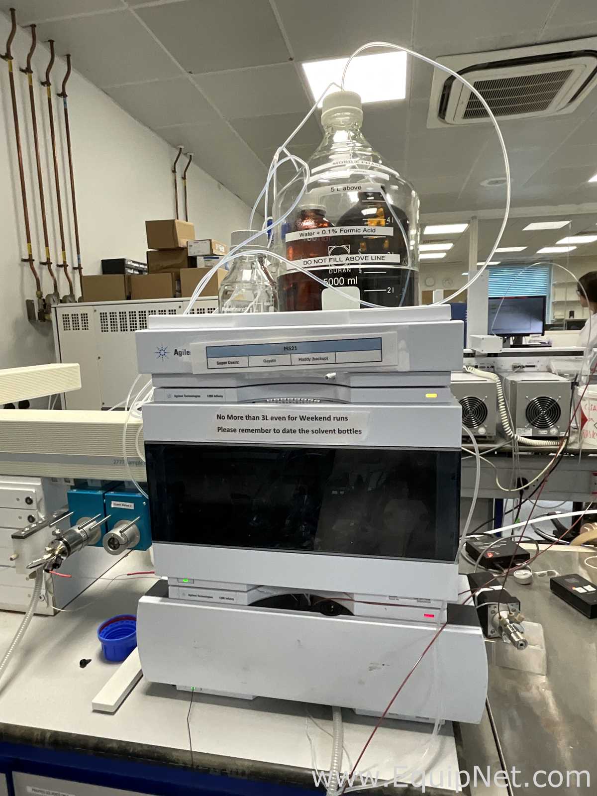 AB Sciex API 4000 LC/MS Mass Spectrometer With Agilent Infinity 1290 HPLC System