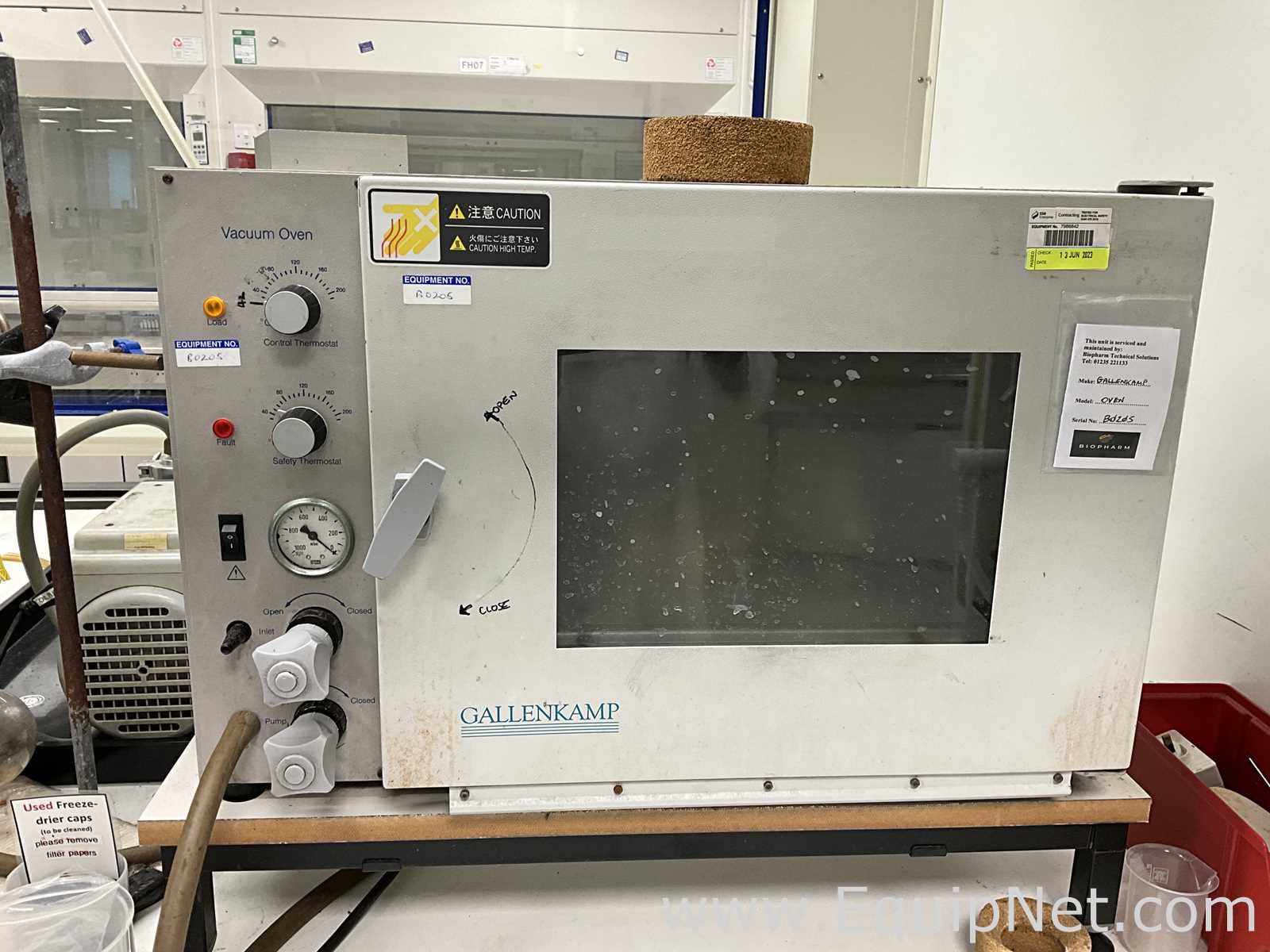 Gallenkamp OVA031.XX1.5 Laboratory Vacuum Oven