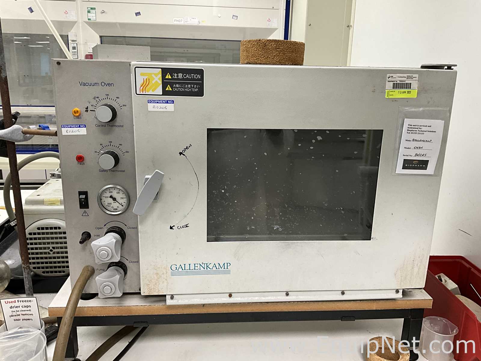 Gallenkamp OVA031.XX1.5 Laboratory Vacuum Oven