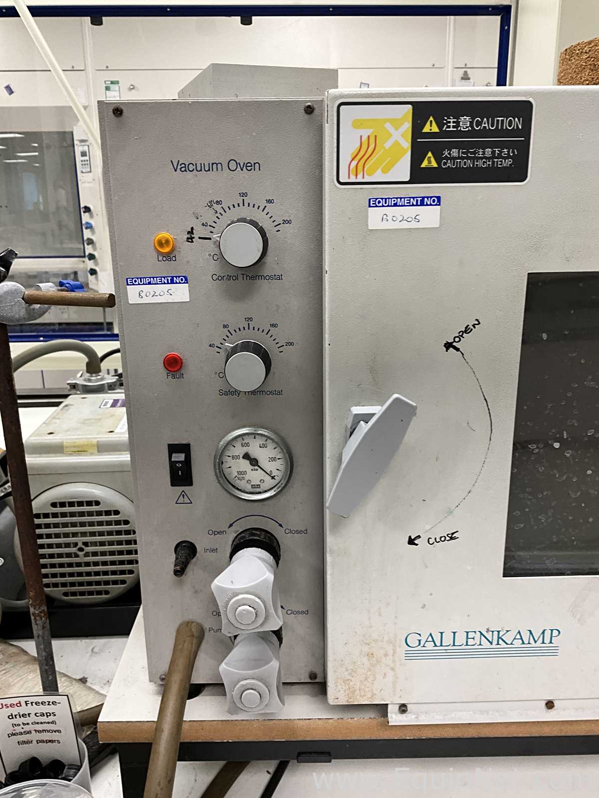 Gallenkamp OVA031.XX1.5 Laboratory Vacuum Oven
