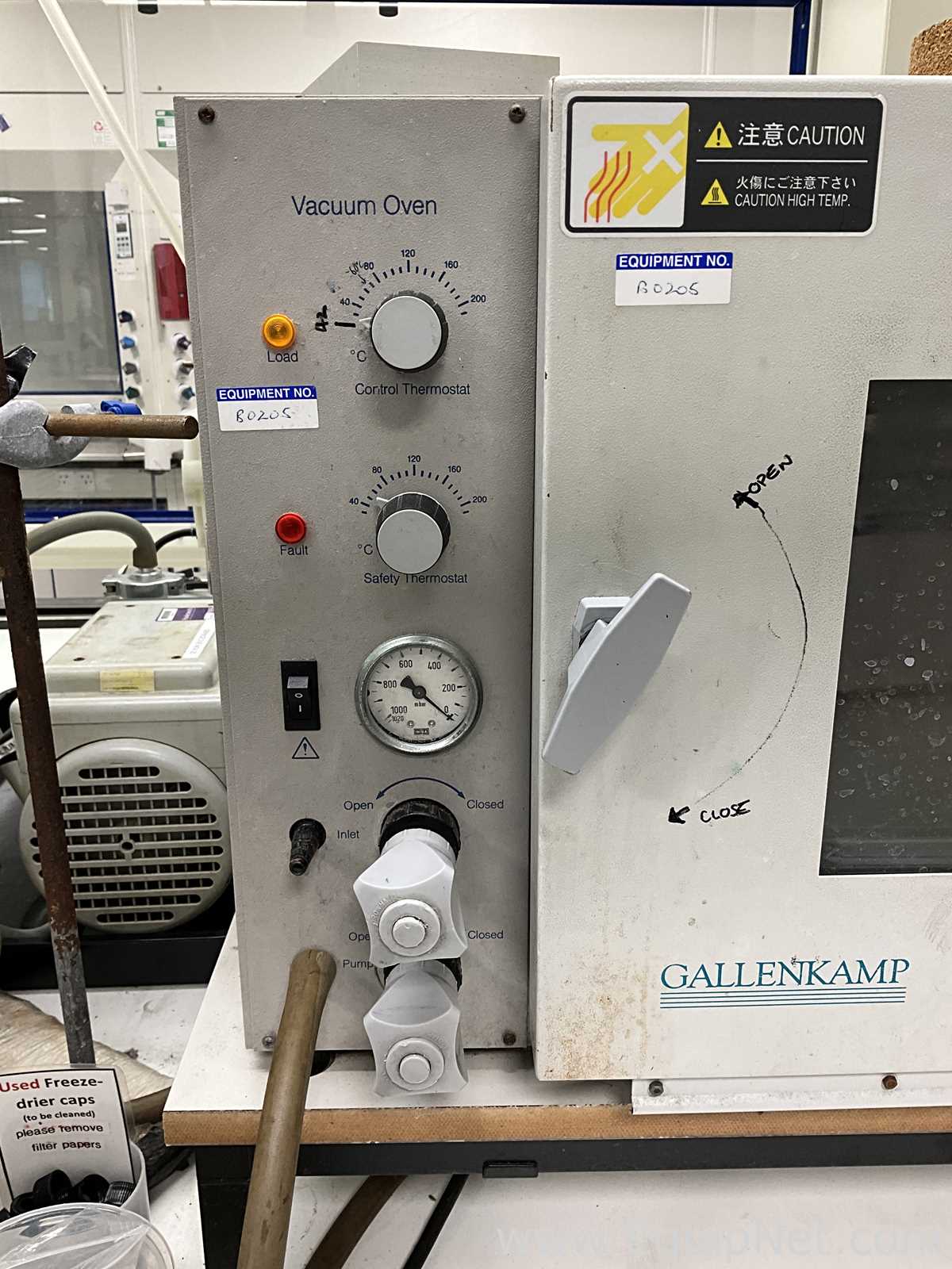 Gallenkamp OVA031.XX1.5 Laboratory Vacuum Oven