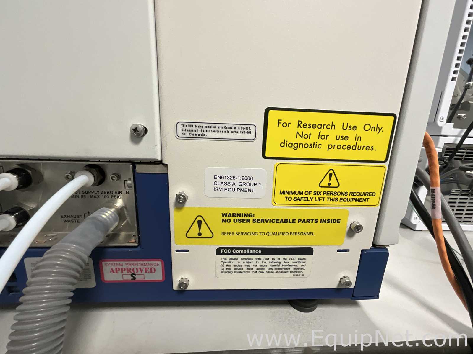 AB Sciex Triple Quad 6500 Mass Spectrometer With Agilent Infinity 1290 HPLC System