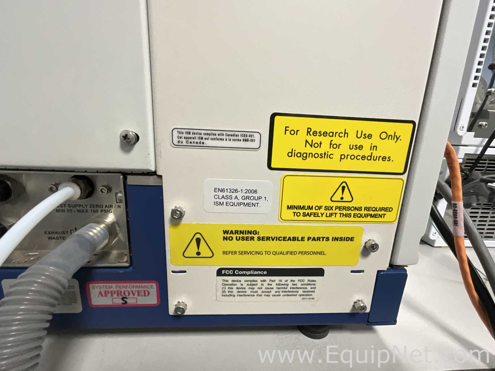AB Sciex Triple Quad 6500 Mass Spectrometer With Agilent Infinity 1290 HPLC System