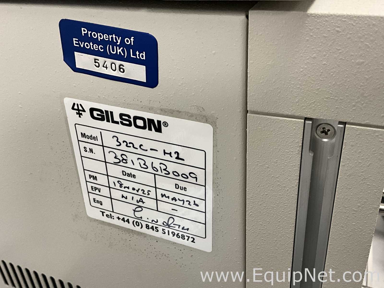 Gilson HPLC System with 172 DAD Detector and Prep FC Fraction Collector