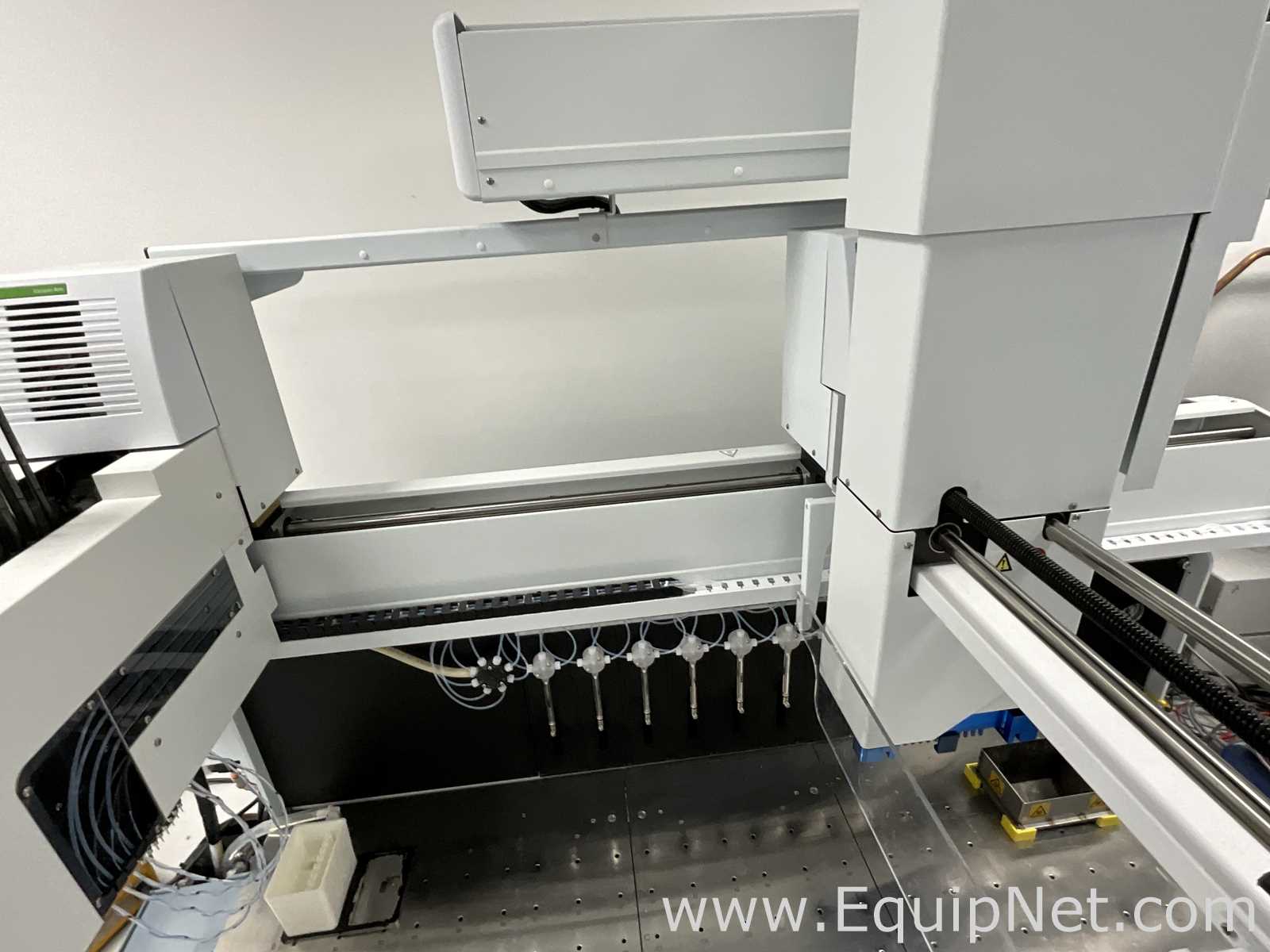 Perkin Elmer JANUS 8 Tip Liquid Handler Automated Work Station With Platestak and Gripper Platform