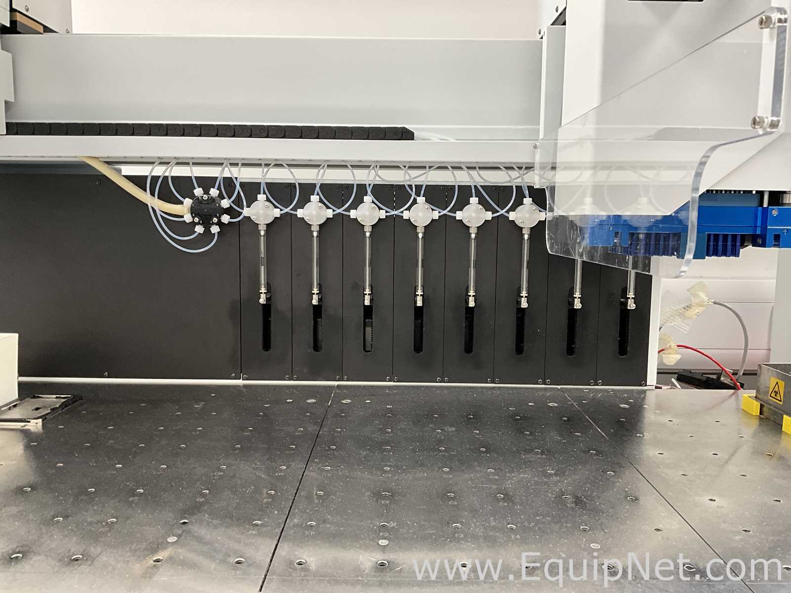 Perkin Elmer JANUS 8 Tip Liquid Handler Automated Work Station With Platestak and Gripper Platform