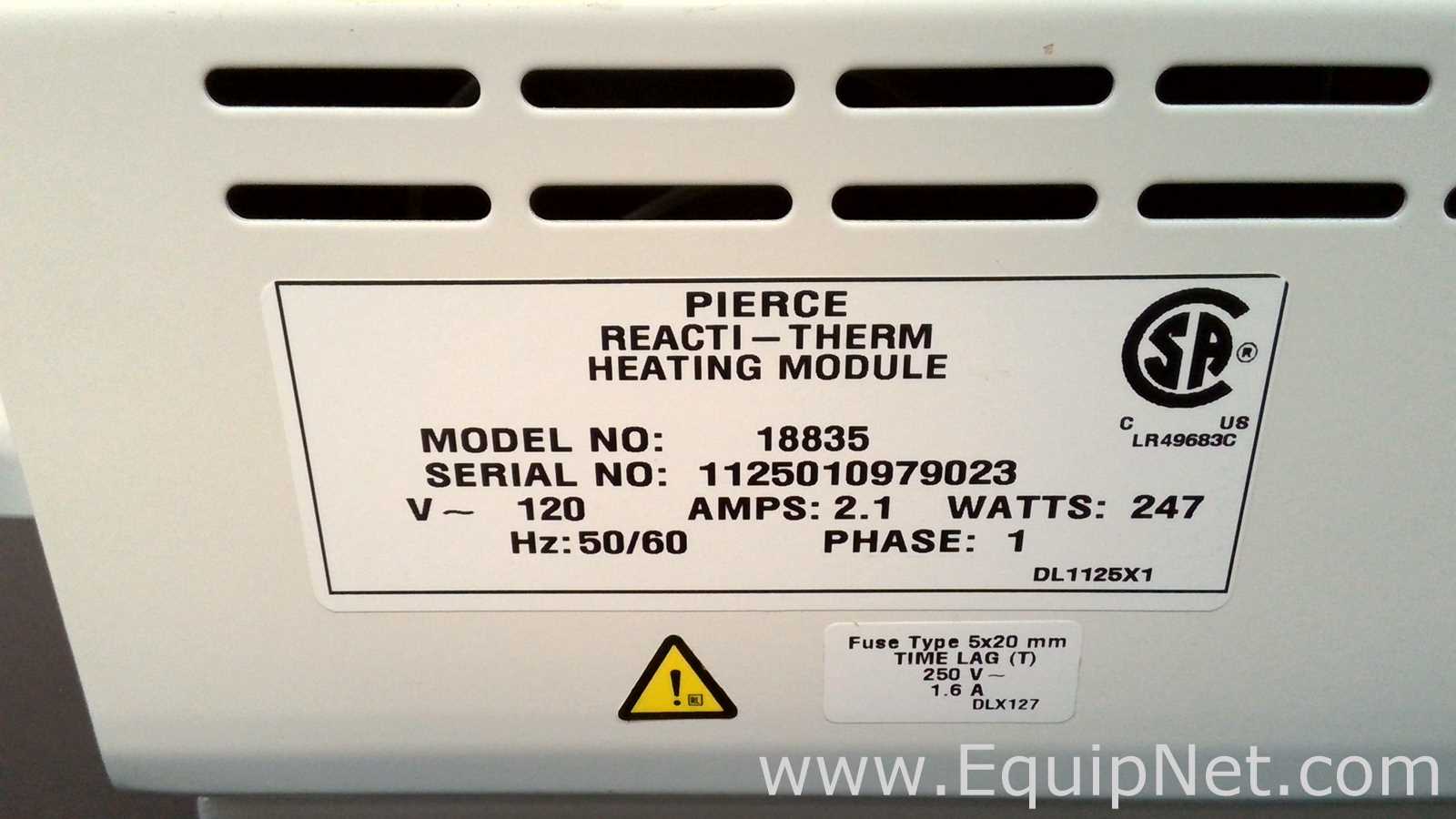 lote de  3 Evaporador Pierce Reacti-Therm III