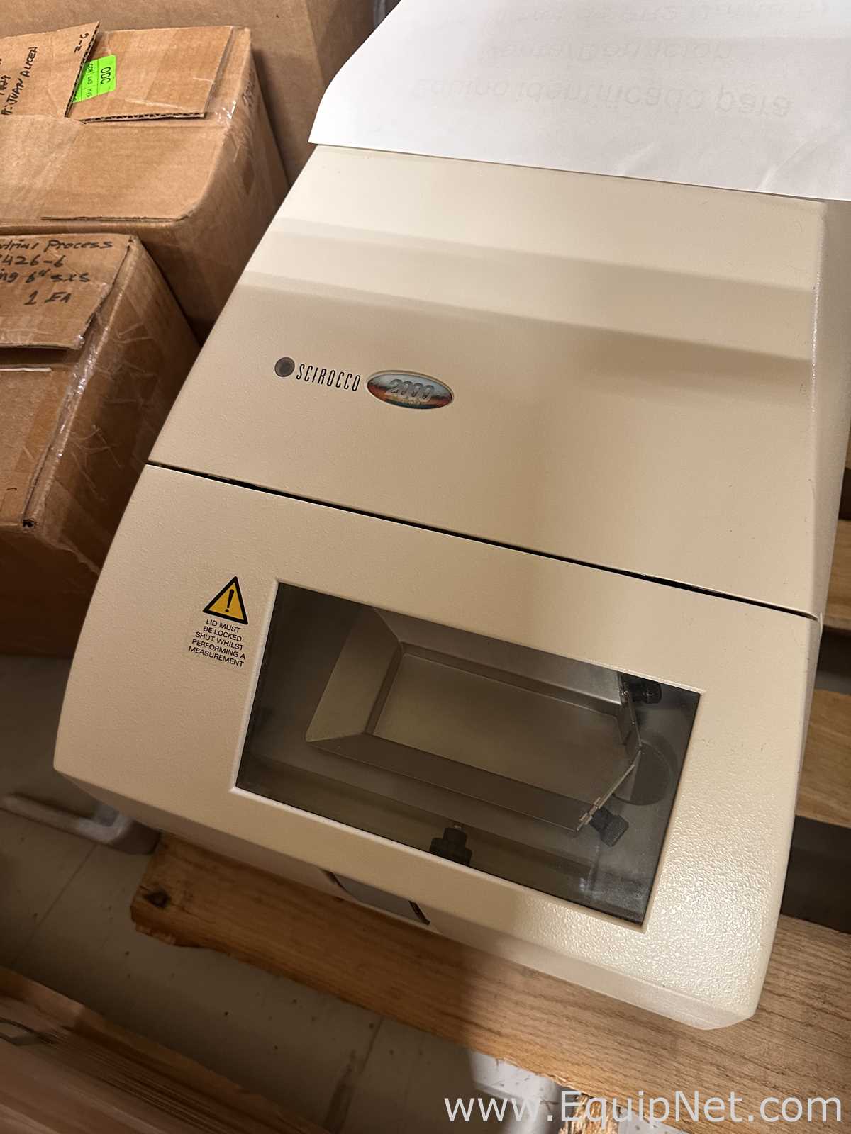 Analisador Malvern Instruments Inc. 2000