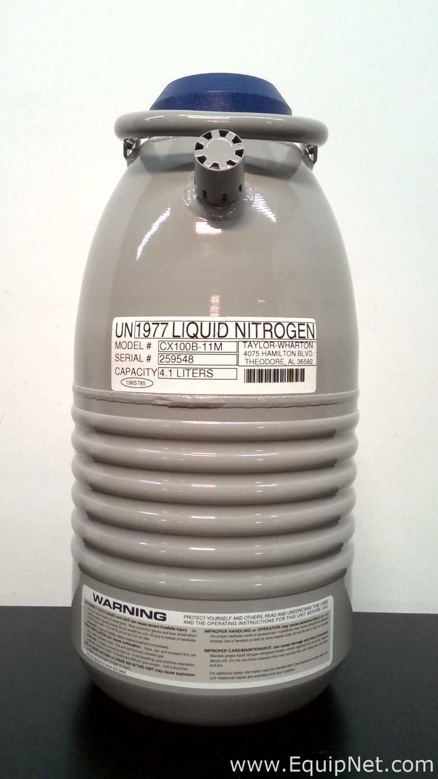 Taylor-Wharton CX100B-11M Cryogenic Shipper with Protective Case