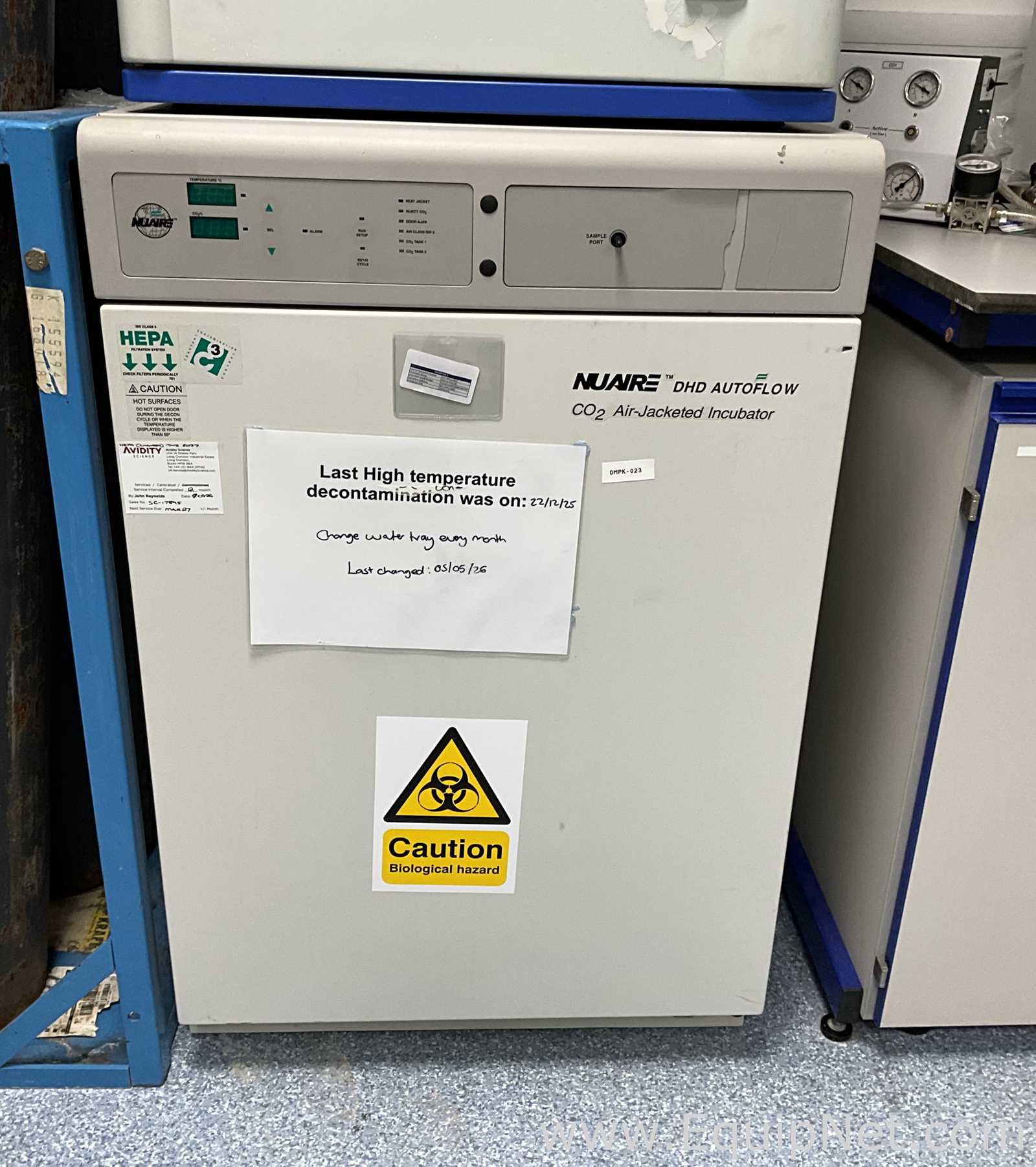 Nuaire NU-5510E DHD Autoflow CO2 Air Jacketed Incubator