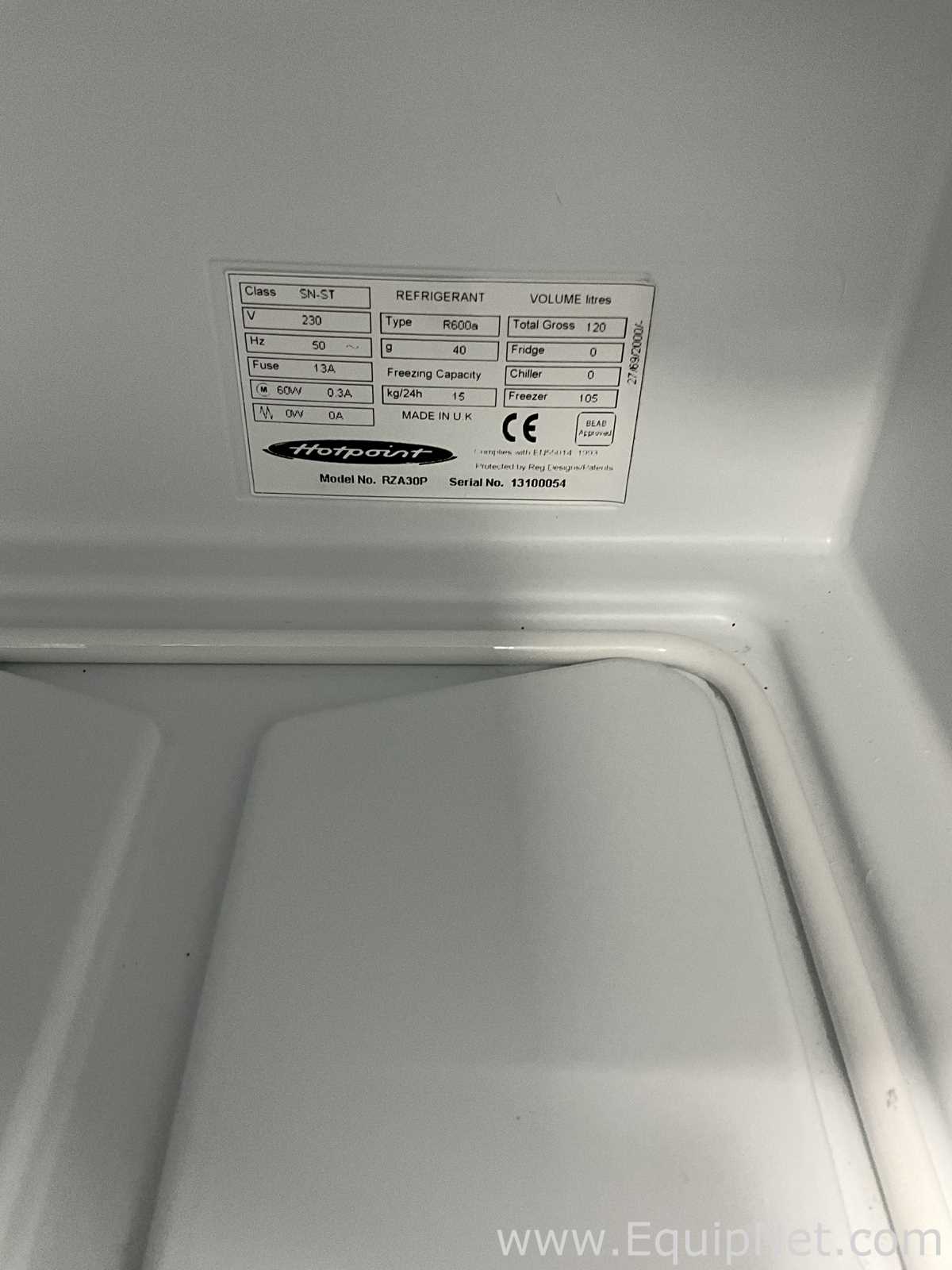 Hotpoint RZA30P Undercounter Freezer and Labcold RLPR05042A Undercounter Refrigerator