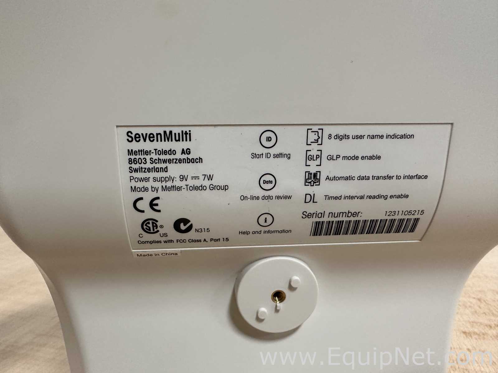 Mettler Toledo Seven Multi pH Meter
