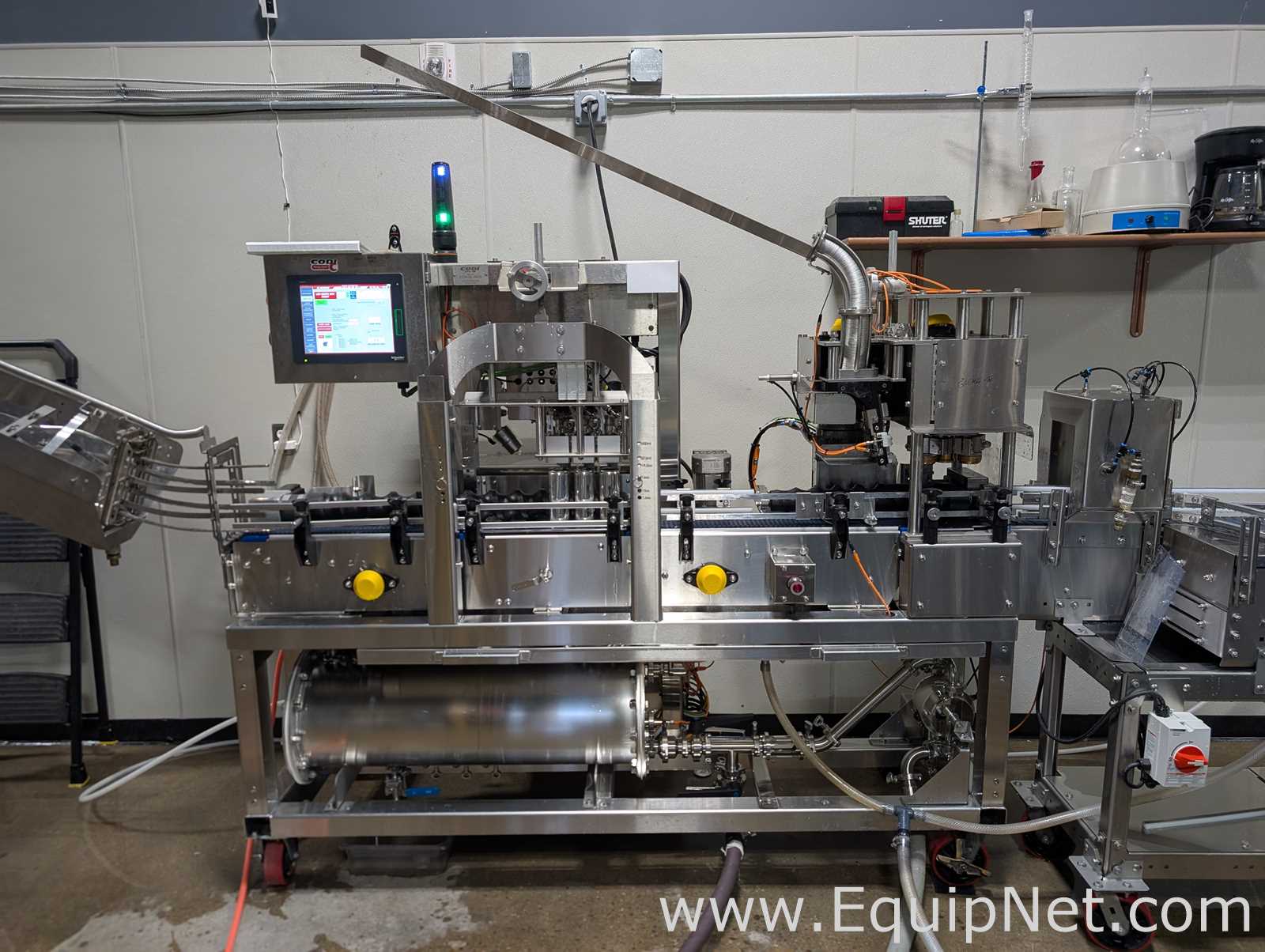 Codi Manufacturing Co Codi Craft Brewing System CCL 45 COUNTER PRESSURE FILLER and SH 45 SINGLE HEAD