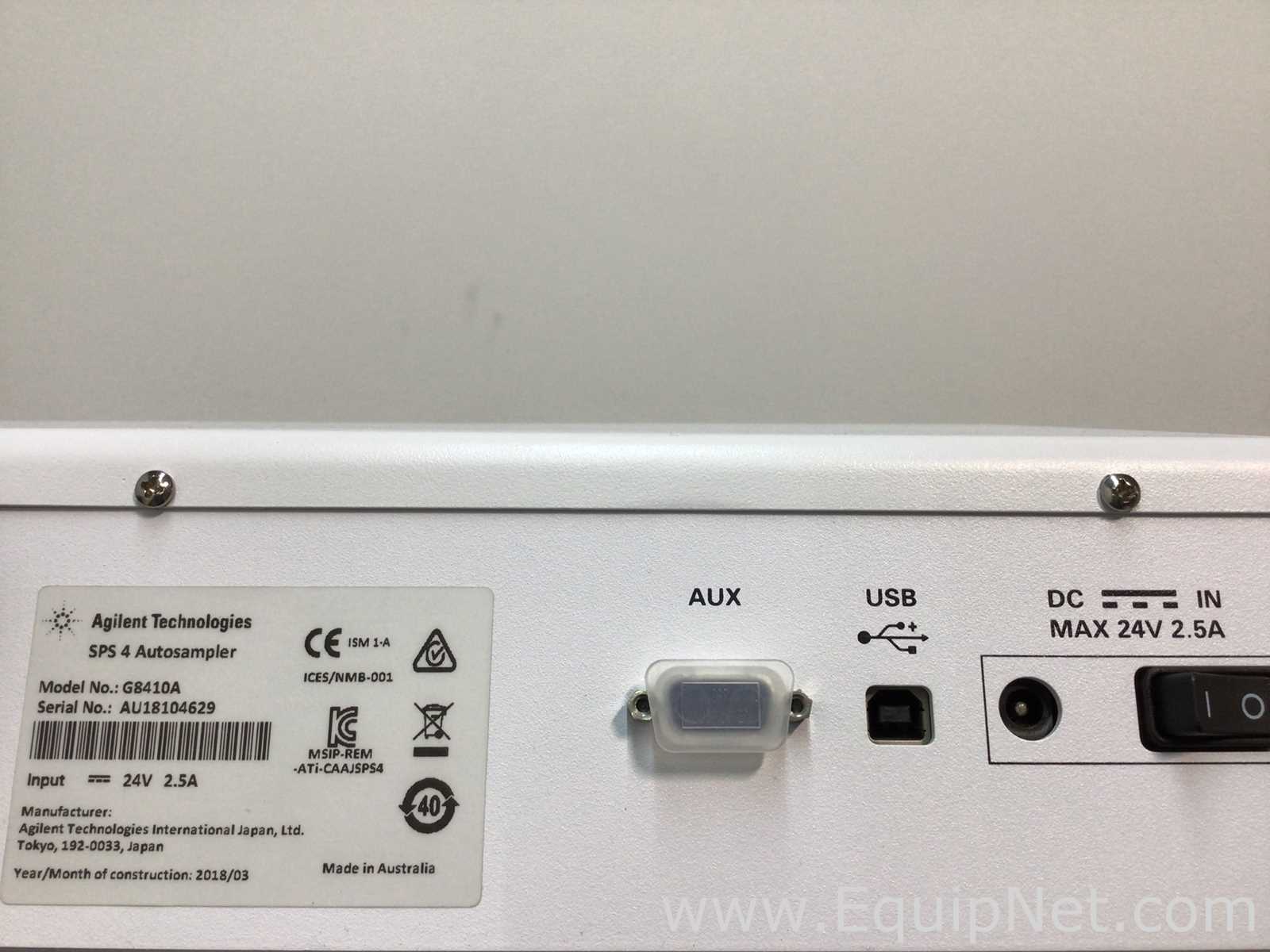 Agilent Technologies G8410A SPS 4 Autosampler