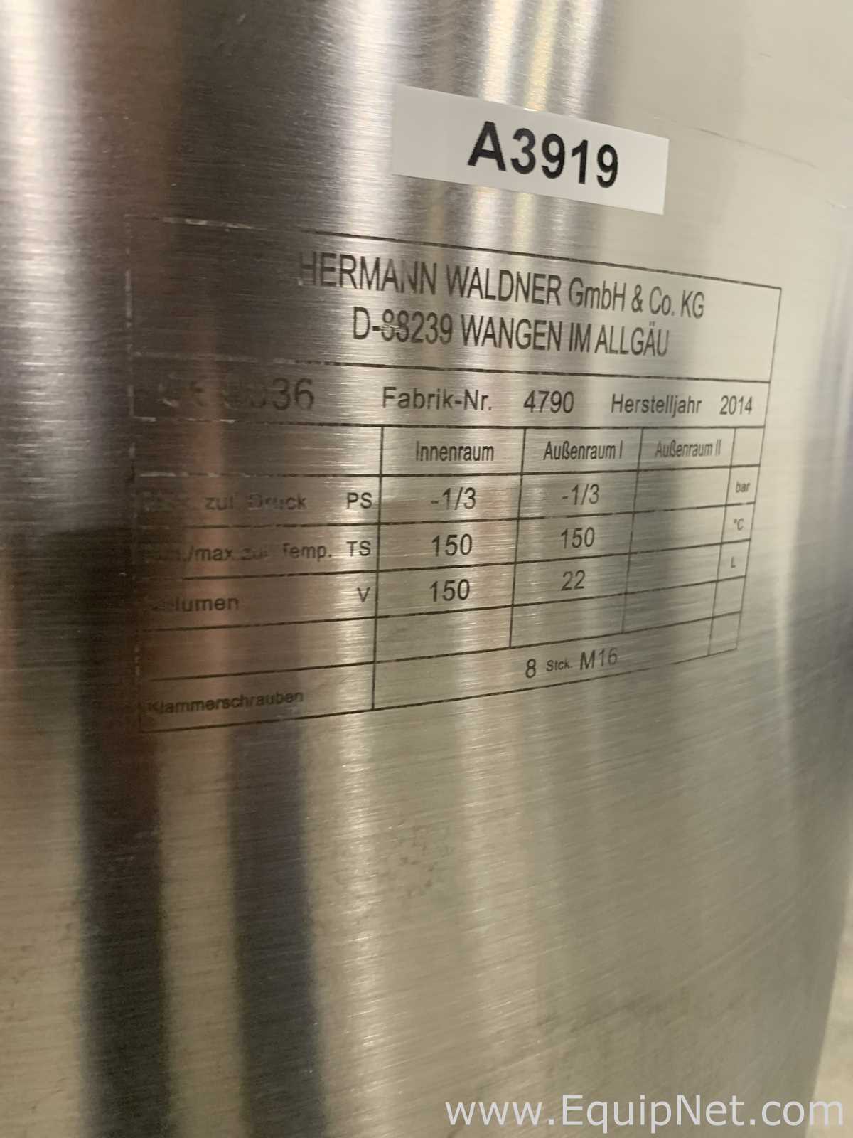 Tanque Hermann Waldner GmbH Requisitos de Ar 150 L