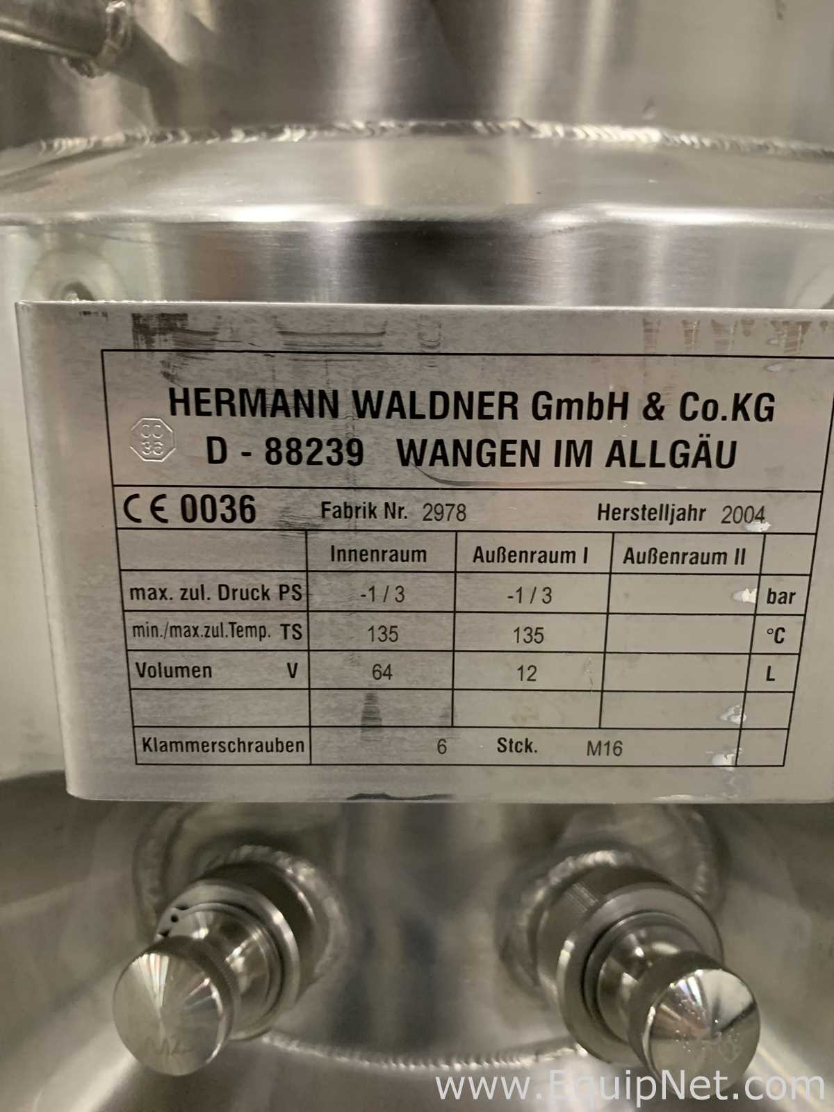 Tanque Hermann Waldner GmbH Requisitos de Ar 62 L