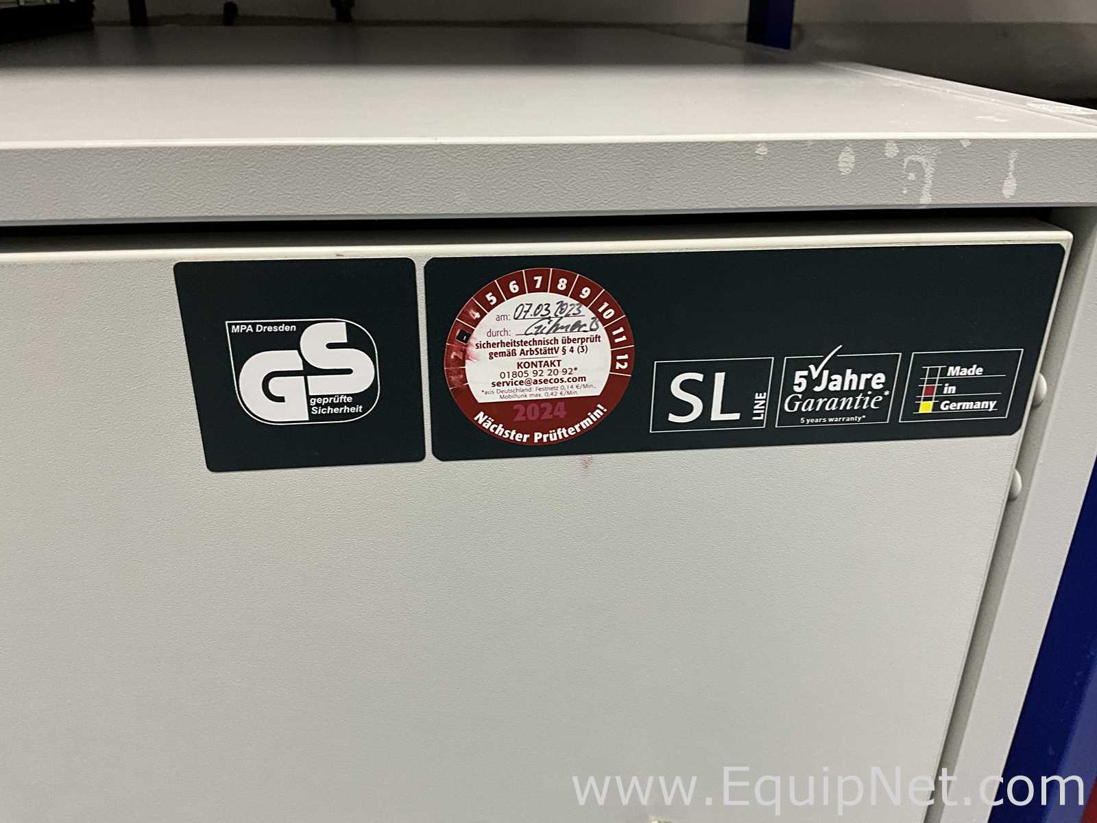Linhas de Armário de Armazenamento para Inflamáveis Asecos Requisitos de Ar  KGS