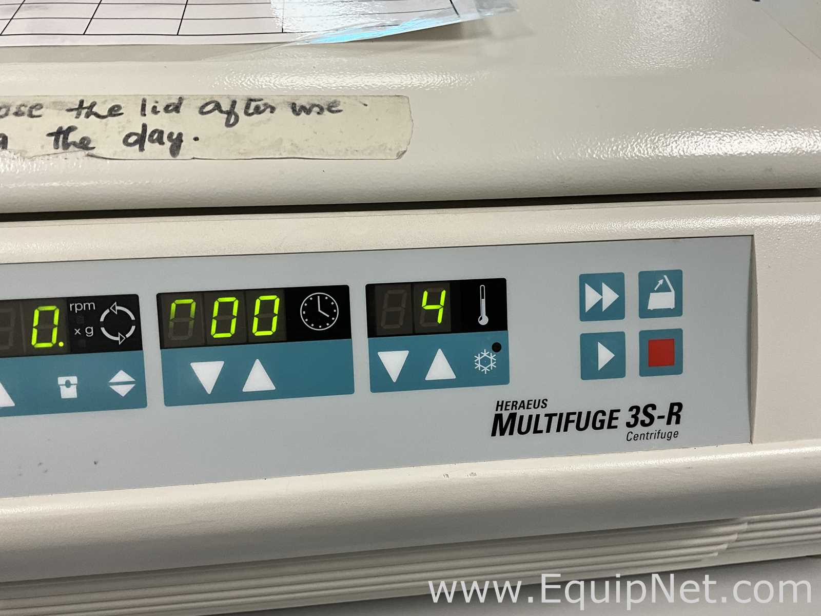 Thermo Electron Heraeus Multifuge 3S-R Centrifuge