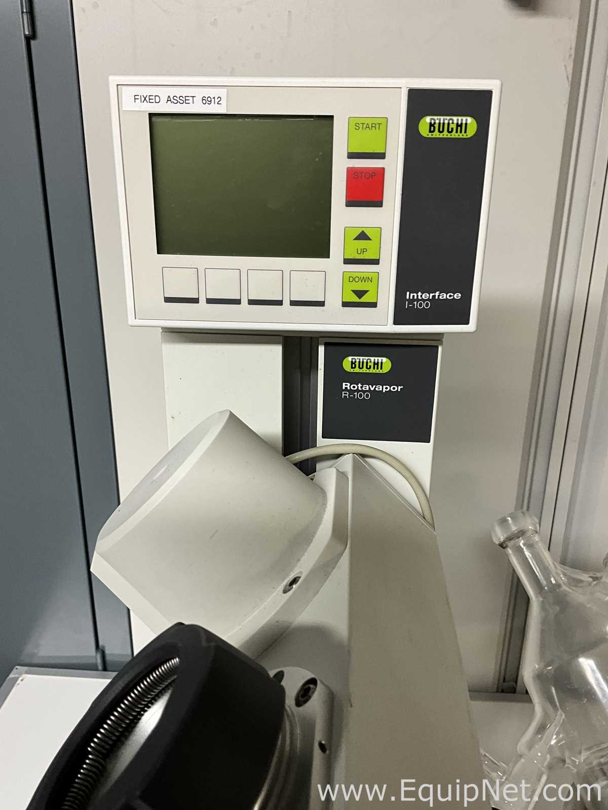 Buchi Labortechnik AG R-100 Evaporator With B-100 Heating Bath V-700 Vacuum Pump and V-850 Interface