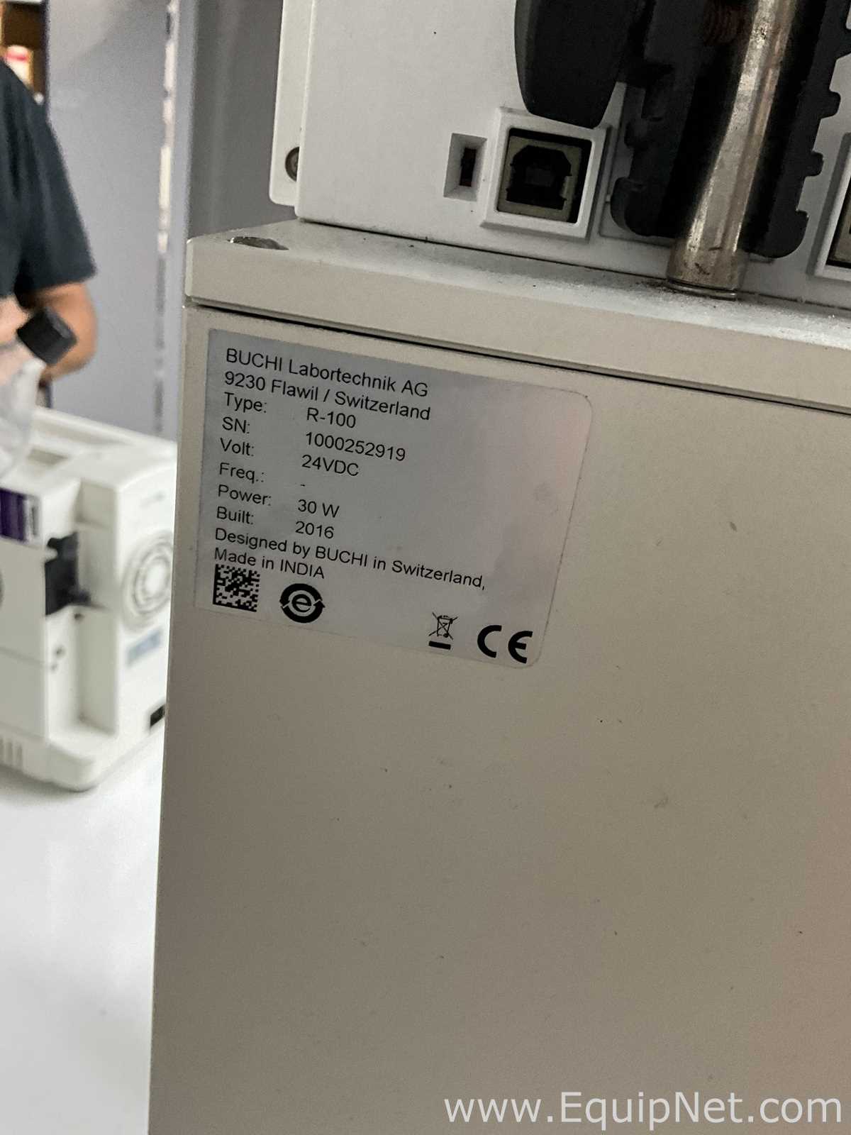 Buchi Labortechnik AG R-100 Evaporator With B-100 Heating Bath V-700 Vacuum Pump and V-850 Interface