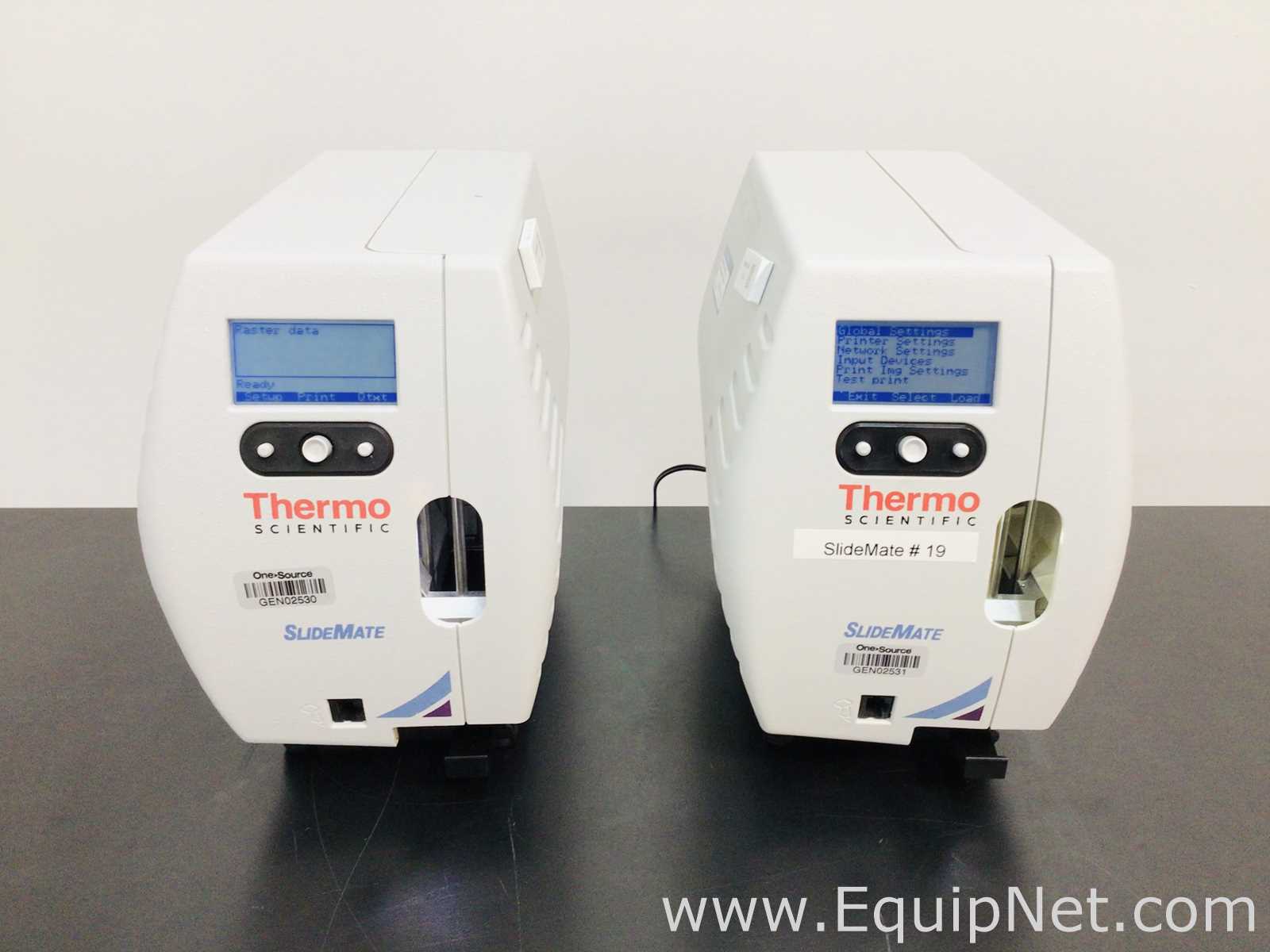 Lot Of 2 Thermo Scientific B81300004 SlideMate Label Printer