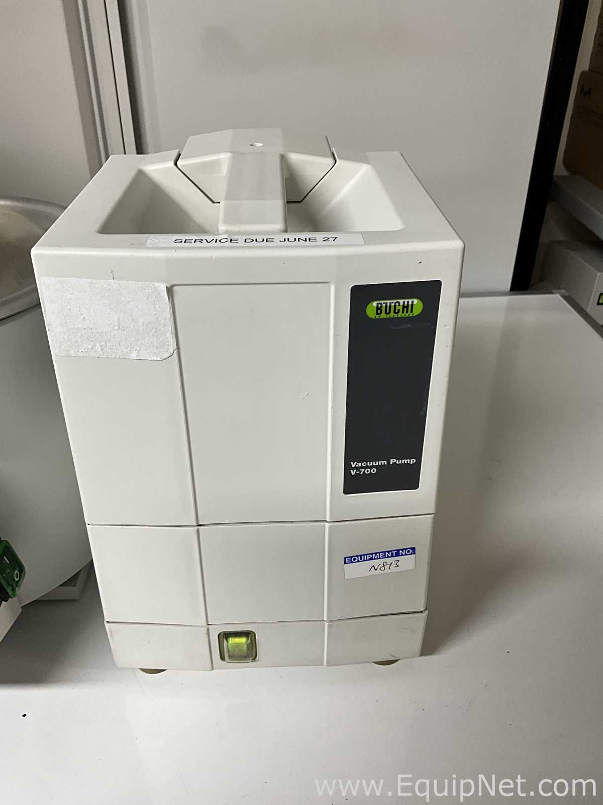 Buchi Labortechnik AG R-100 Evaporator With B-100 Heating Bath V-700 Vacuum Pump and V-850 Interface