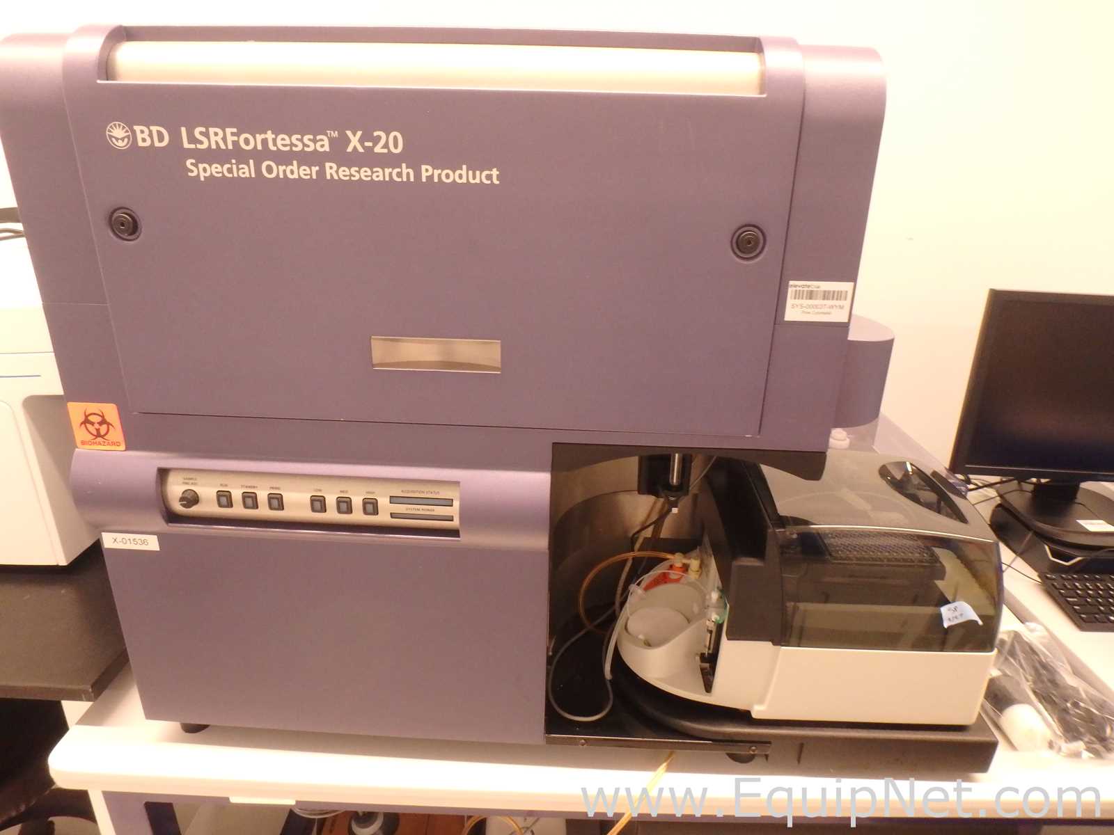 Becton Dickinson BD LSR Fortessa X-20 Flow Cytometer with BD FacsFlow Supply System