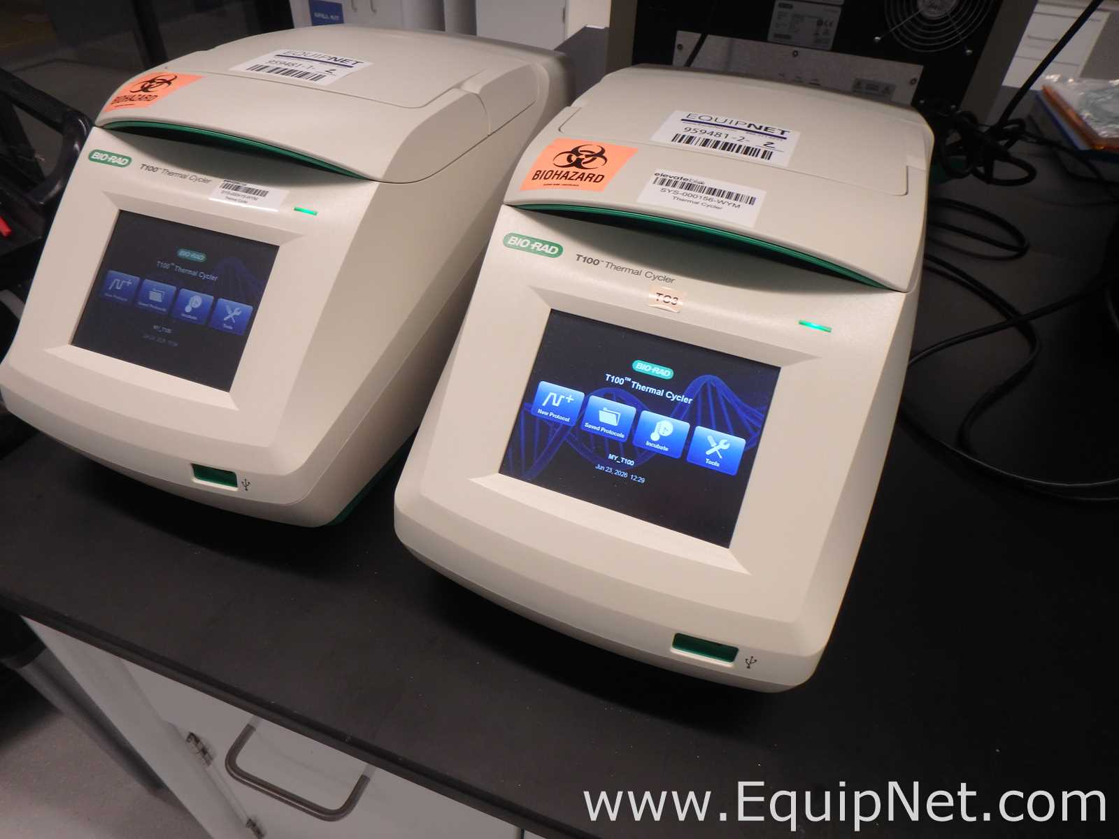 lote de  2 PCR e Termociclador Bio-Rad T100