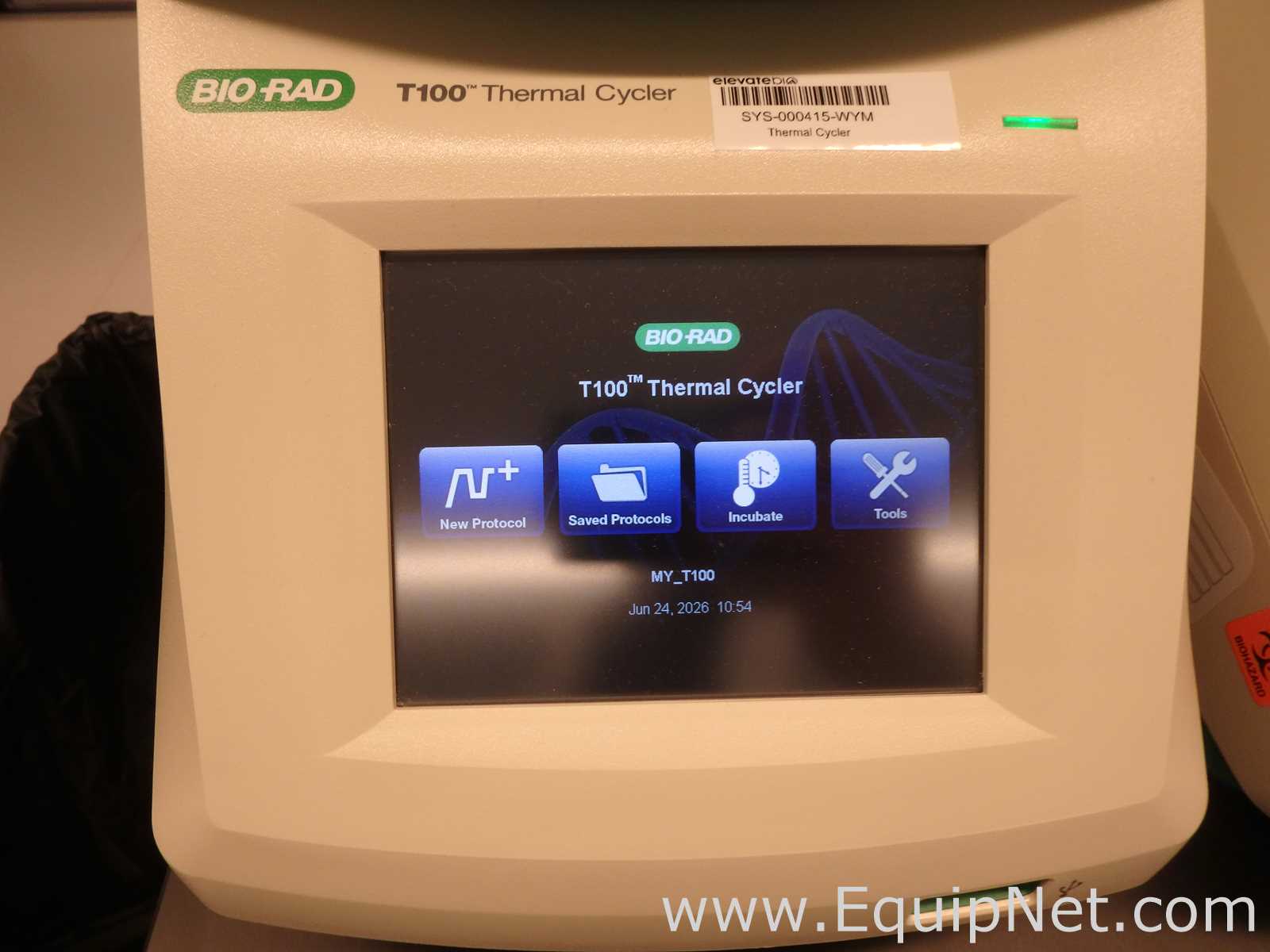 lote de  2 PCR e Termociclador Bio-Rad T100