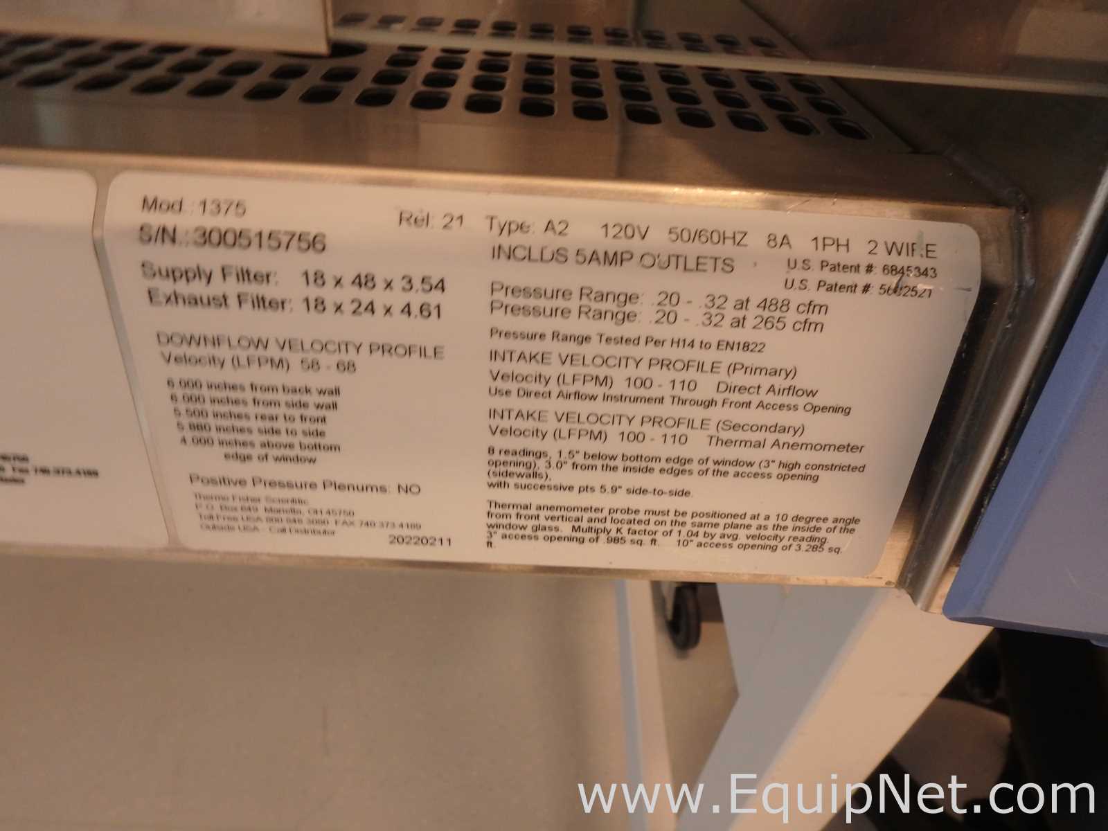 Cabine de Segurança Biológica Thermo Scientific 1375