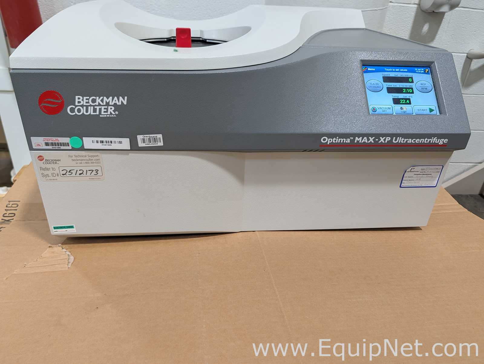 Beckman Coulter Optima Max XP  Centrifuge