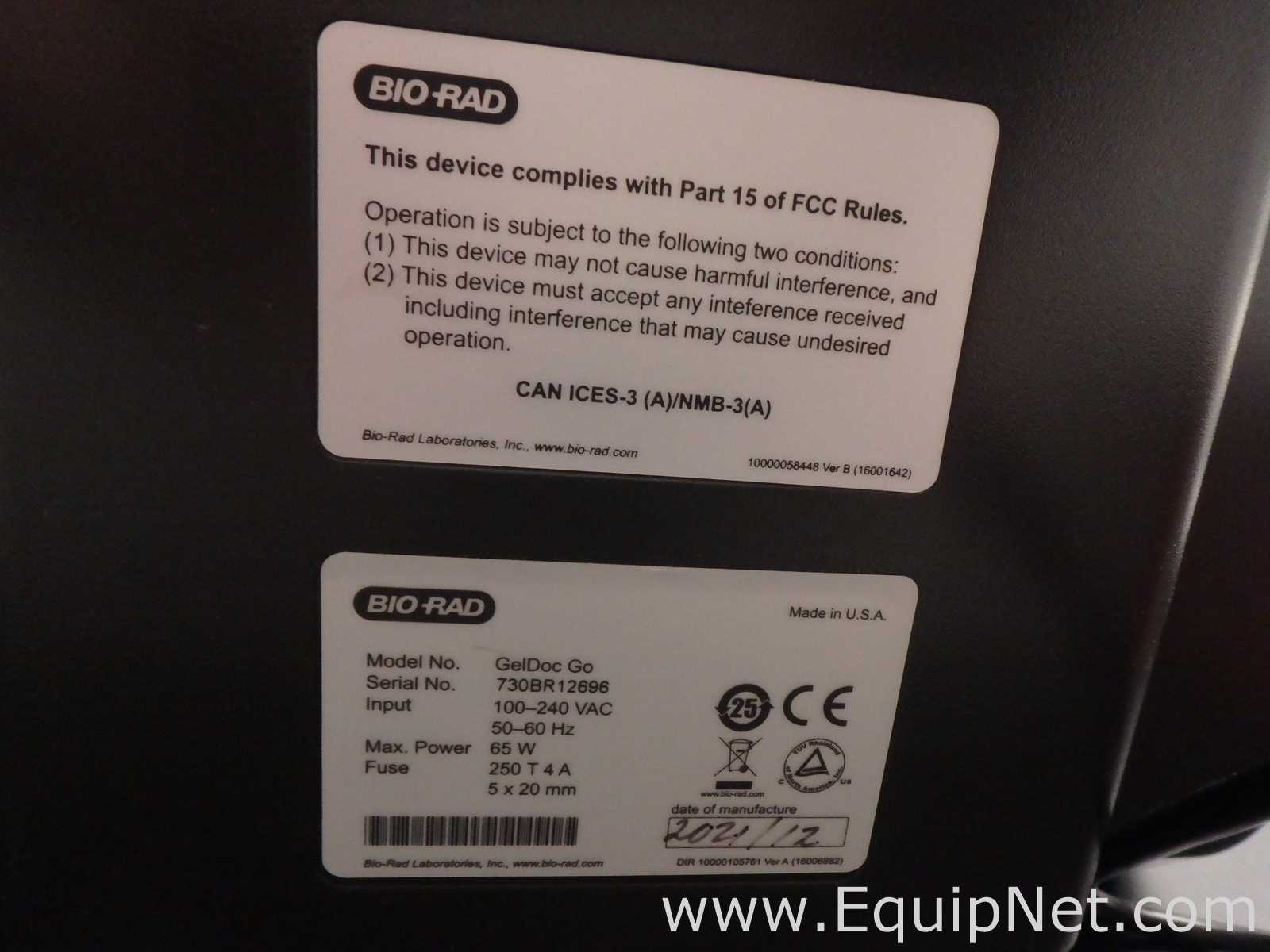 Gerador de Imagens Bio-Rad GelDoc Go