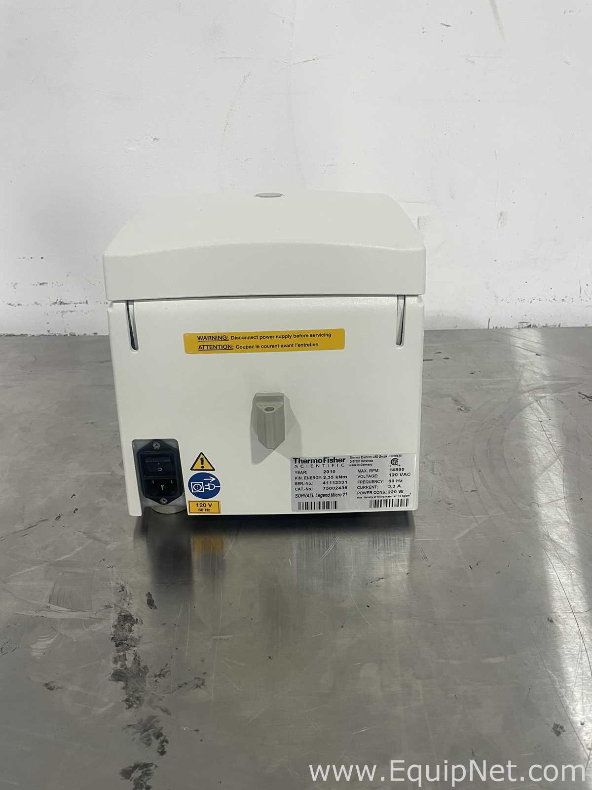 Centrífuga para Laboratórios Thermo Fisher Scientific Sorvall Legend Micro 21