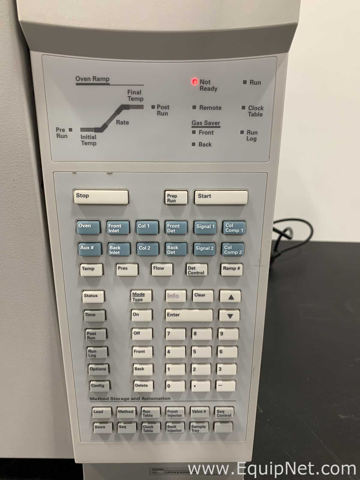 Hewlett Packard 6890 Gas Chromatograph with Sample Tray