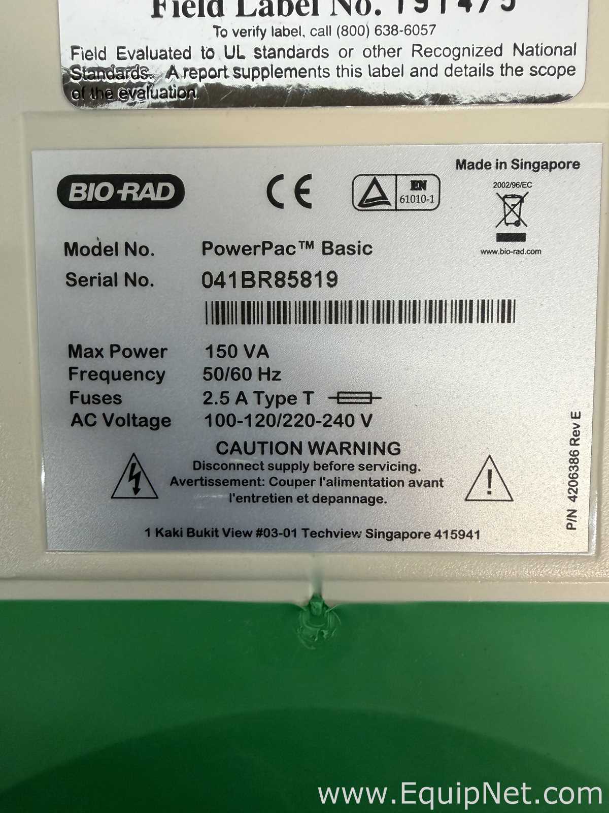 Lot of Invitrogen PowerEase 500 and Bio-Rad Power Pac Basic Power Supplies With Buffer Tanks