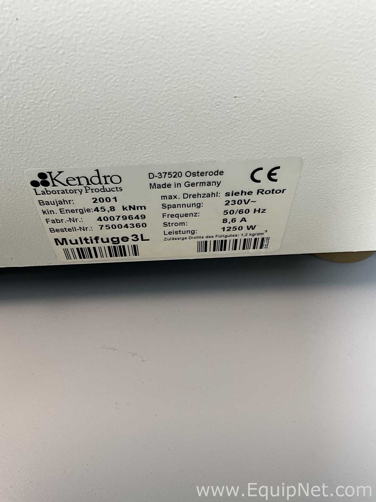 Centrífuga para Laboratórios Kendro Laboratory Products Multifuge 3L