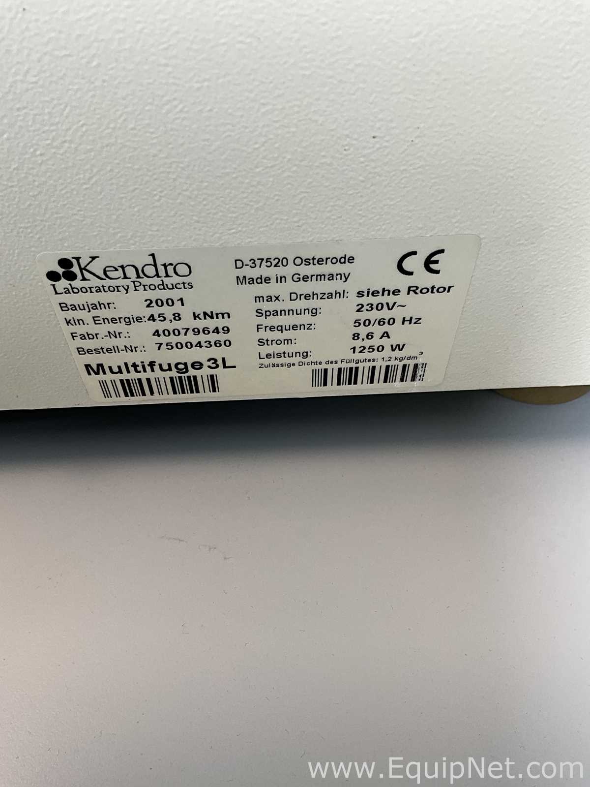 Centrífuga para Laboratórios Kendro Laboratory Products Multifuge 3L