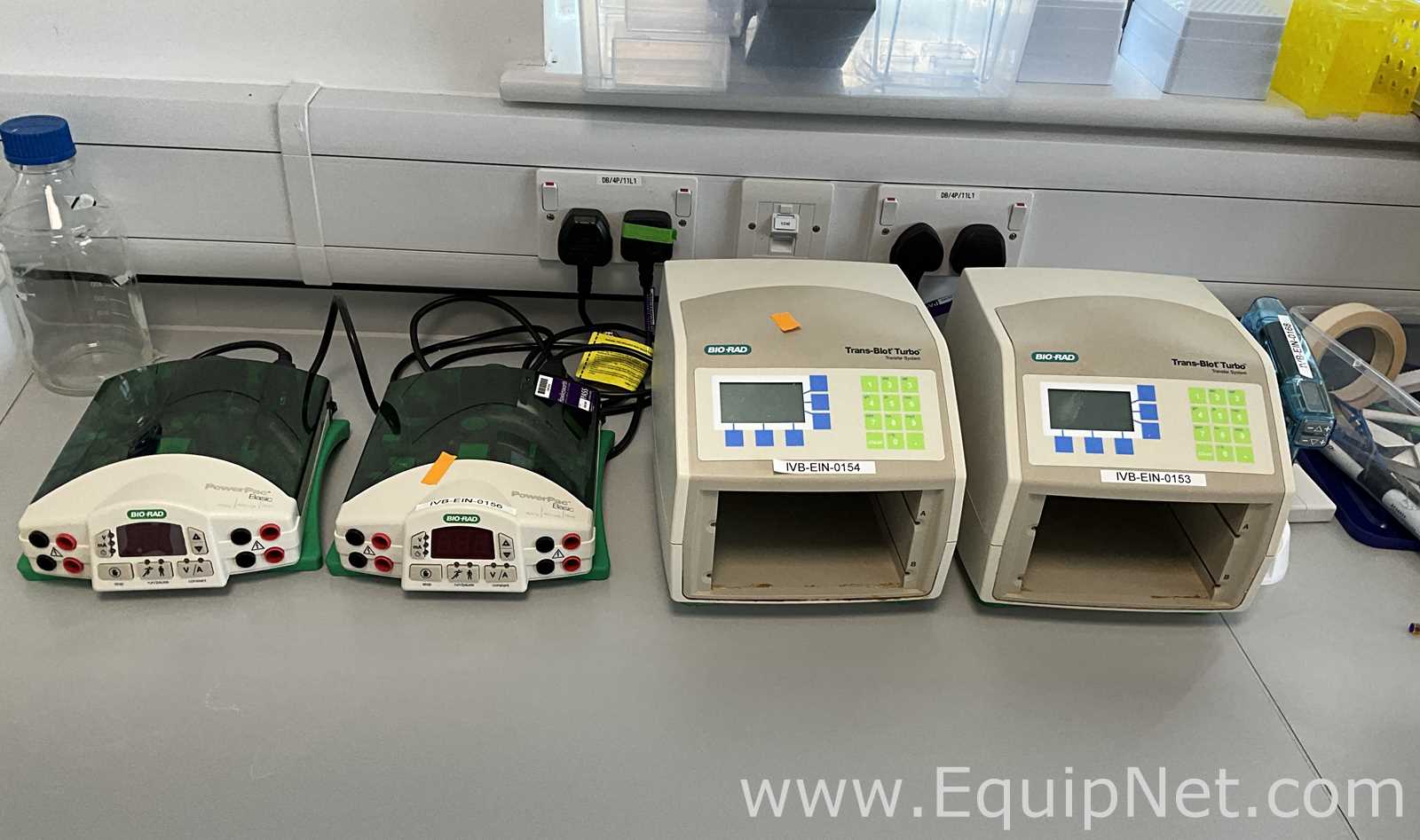 Lot of 2 Bio Rad Trans Blot Turbo Electrophoresis Transfer Systems With PowerPac Basic
