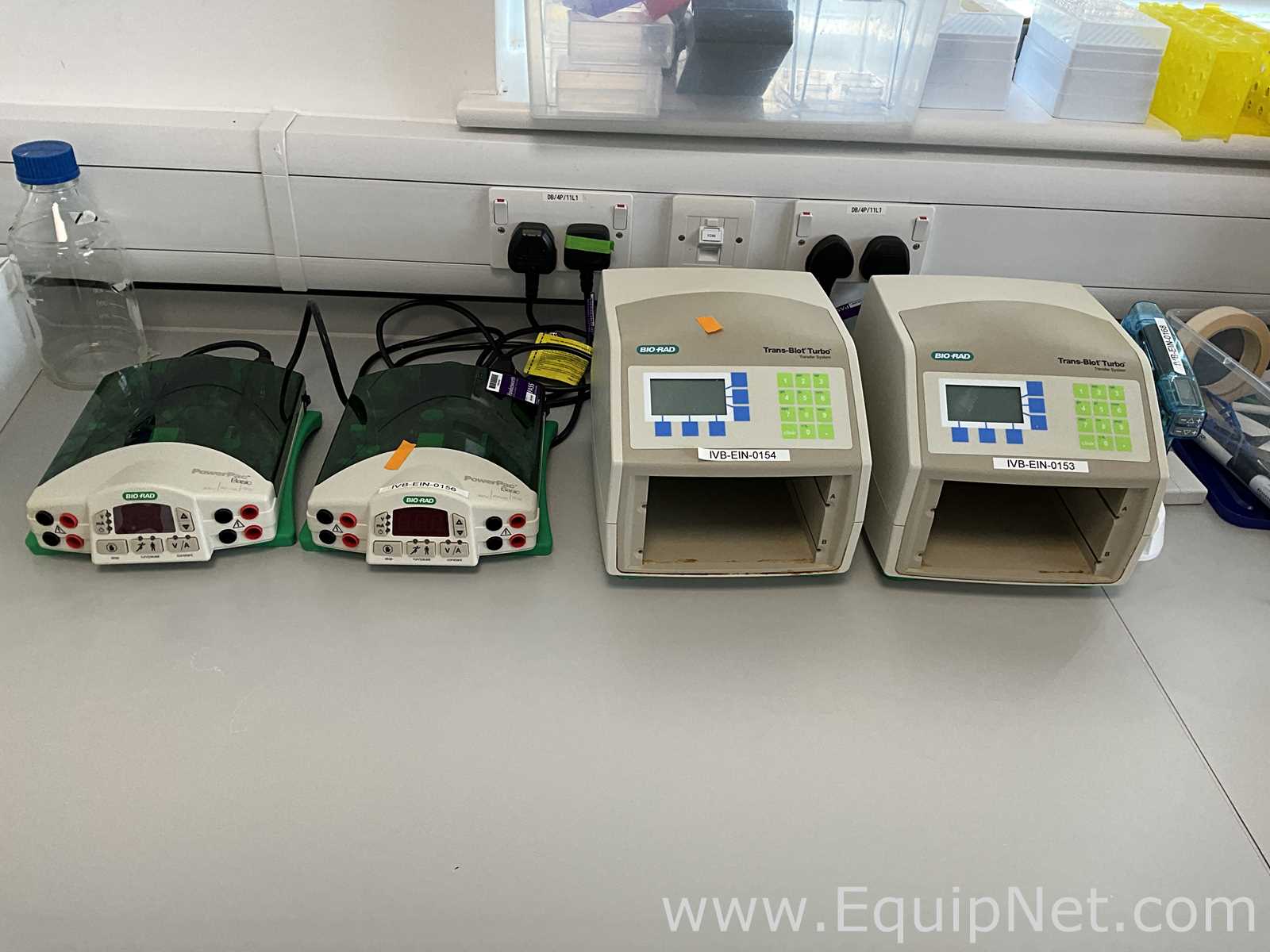 Lot of 2 Bio Rad Trans Blot Turbo Electrophoresis Transfer Systems With PowerPac Basic