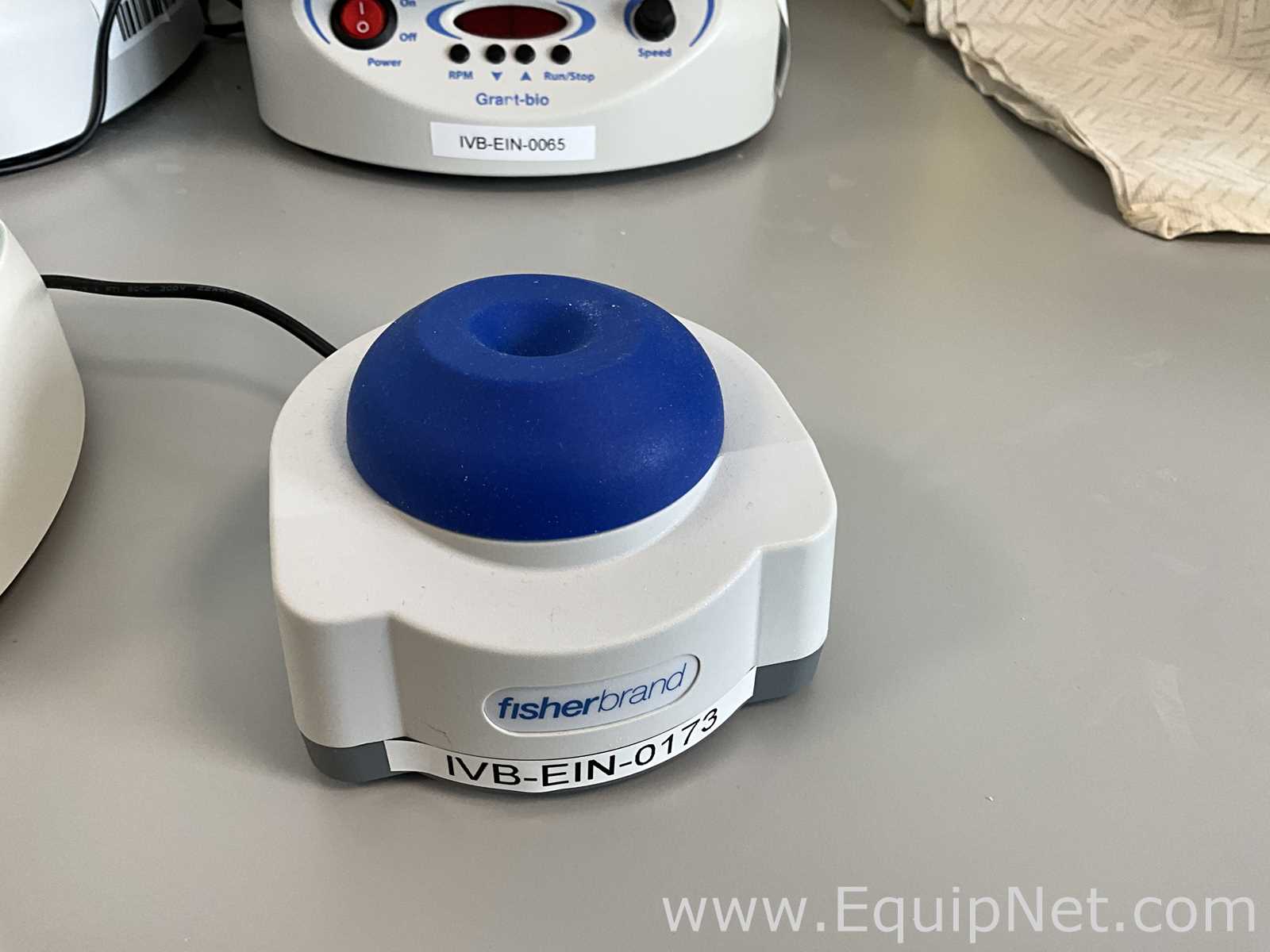 Tecan Sci Spin Mini Centrifuge and Fisher Scientific Mini Vortex Mixer