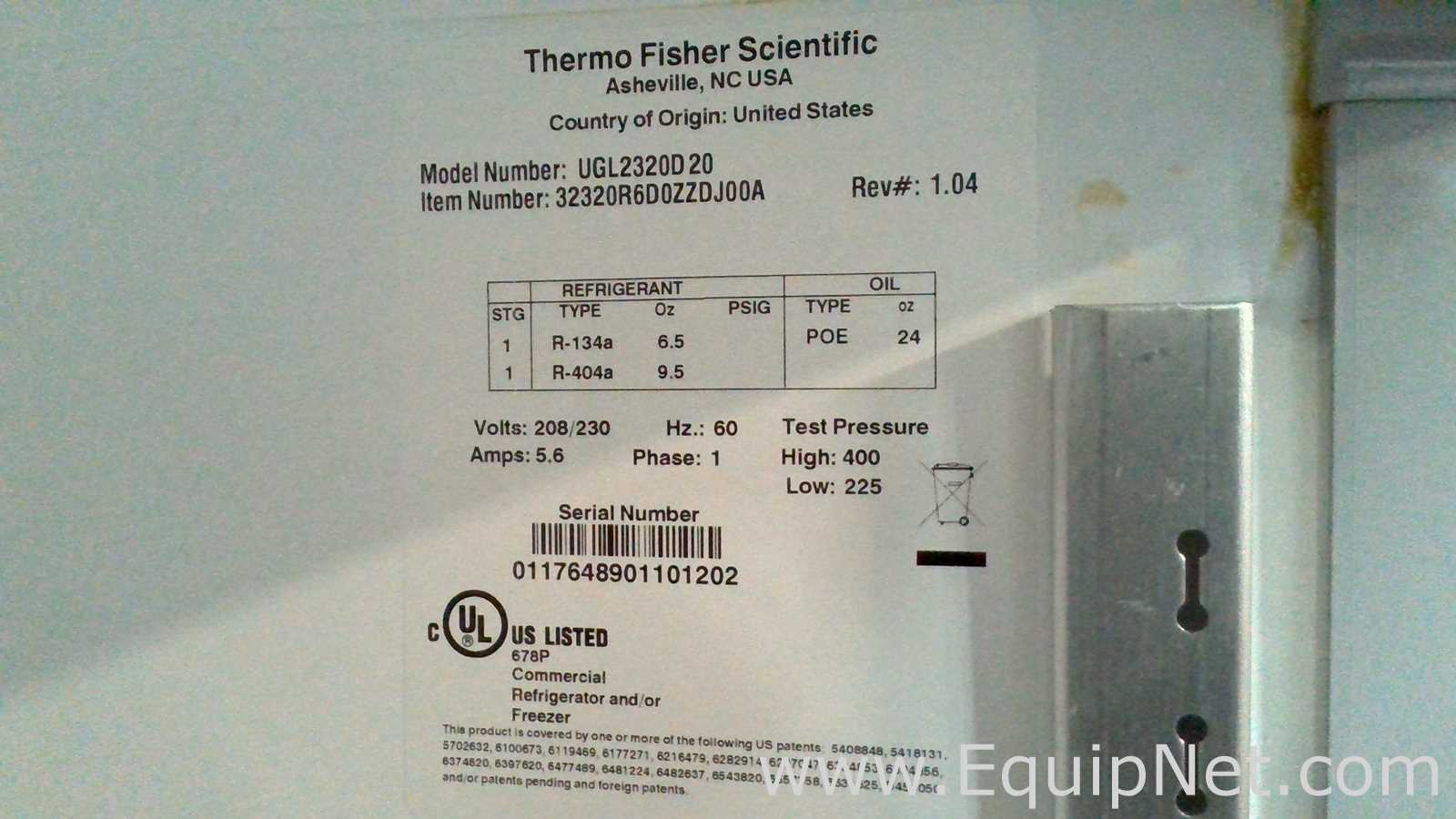 Thermo Fisher Scientific UGL2320D20 -20 DEGC Freezer