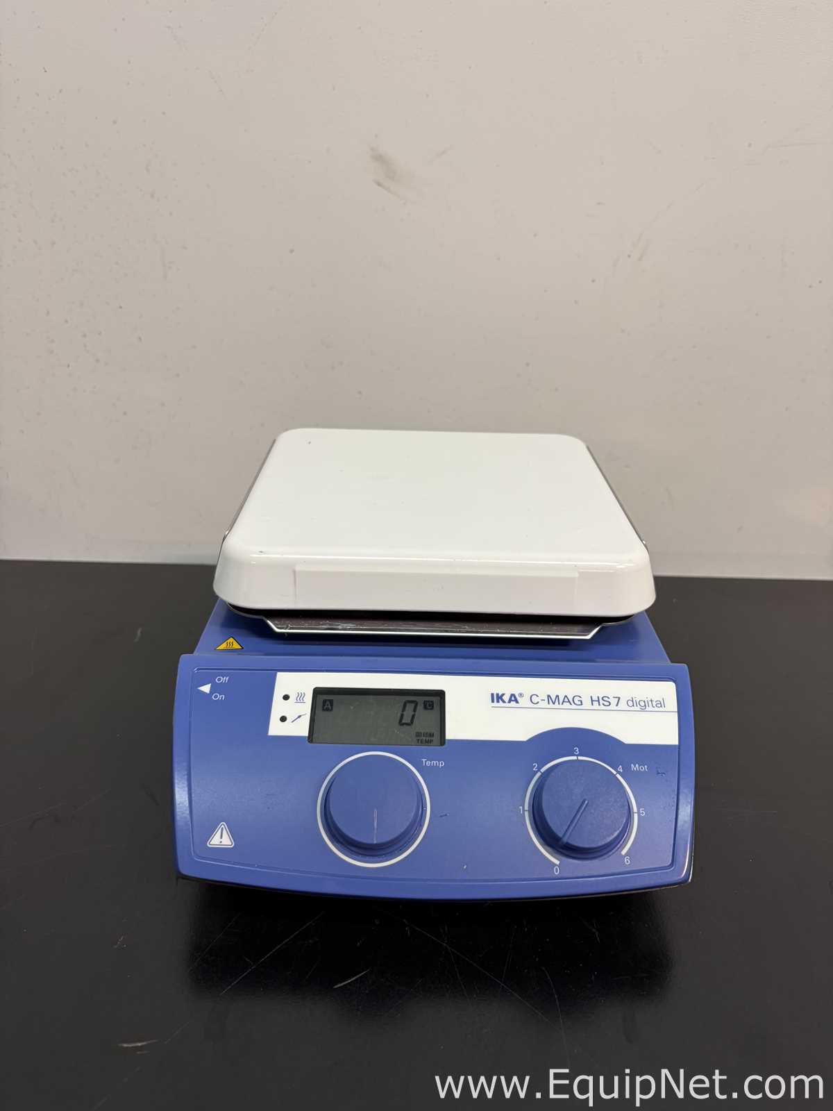 Lot of IKA C-Mag HS 7 Digital Hot Plate Stirrer and VWR 12365-380 620-S Analog Stirrer