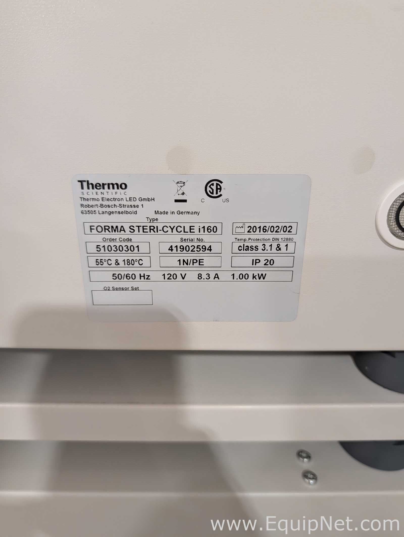 Lot of 2 Thermo Scientific Forma Steri-Cycle i160 Double Stack Incubators