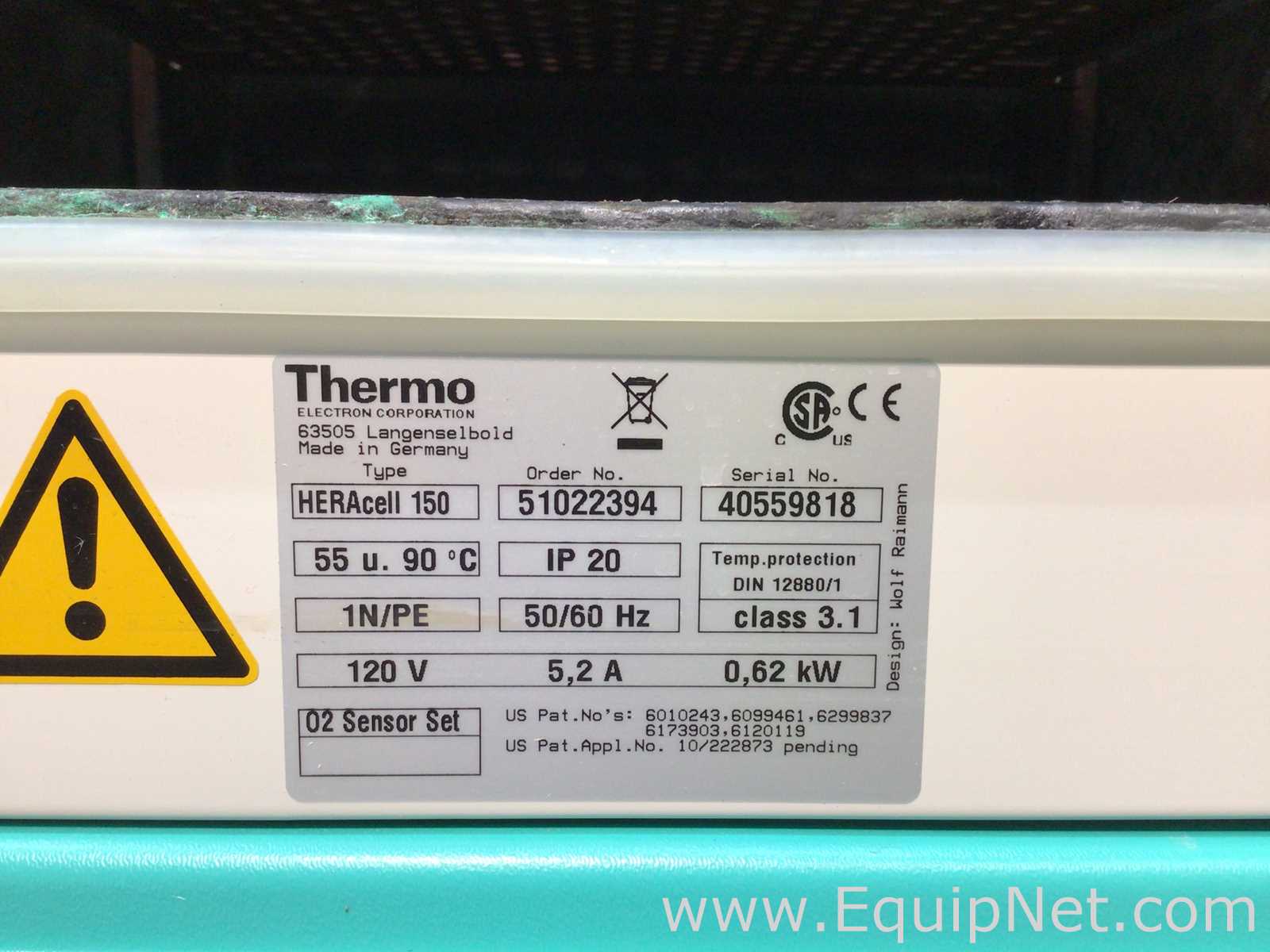 Thermo Electron HERAcell 150 Double Stack CO2 Incubators